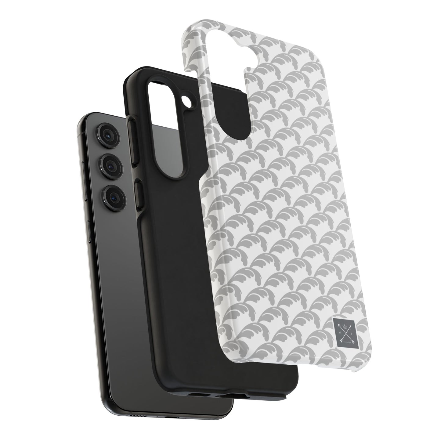 Beautiful Beloved Flourish (white/silver) - Tough Phone Cases