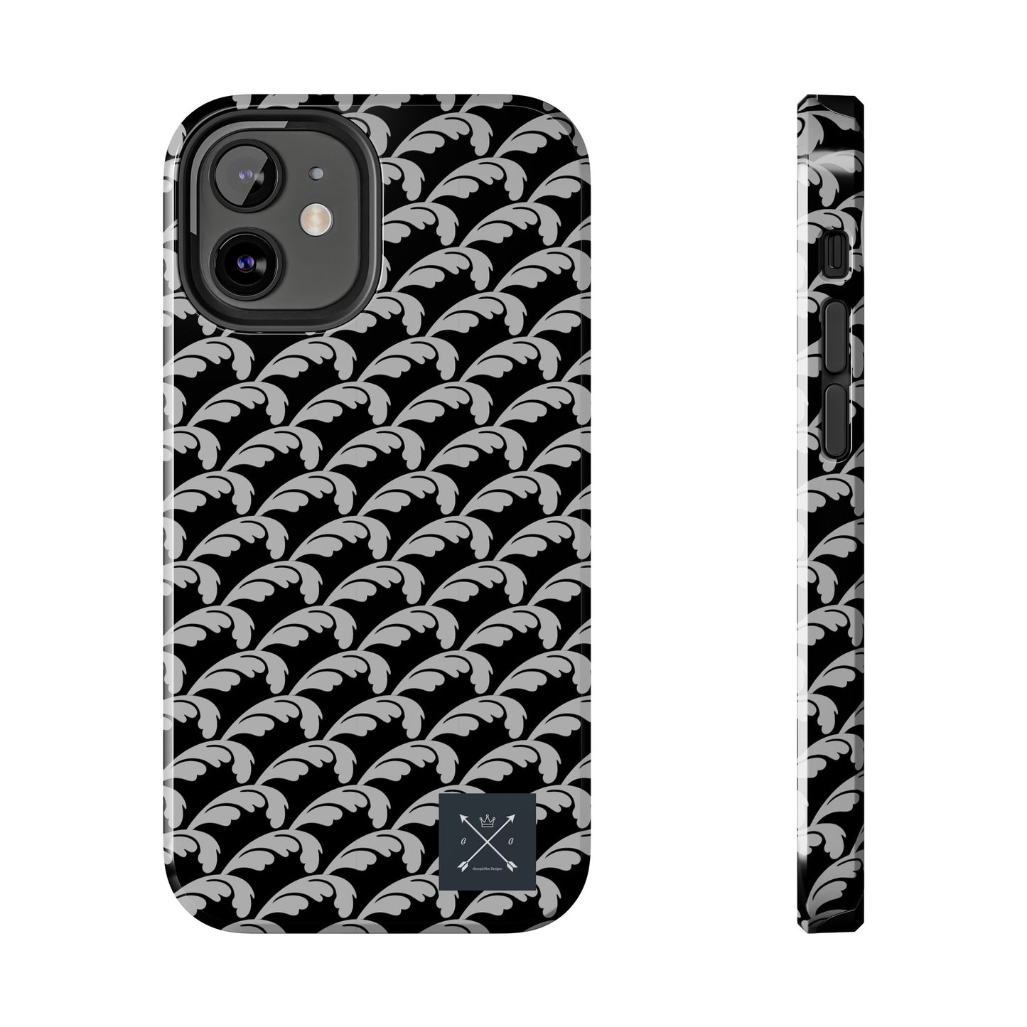 Beautiful Beloved One Flourish (silver/black) - Tough Phone Cases