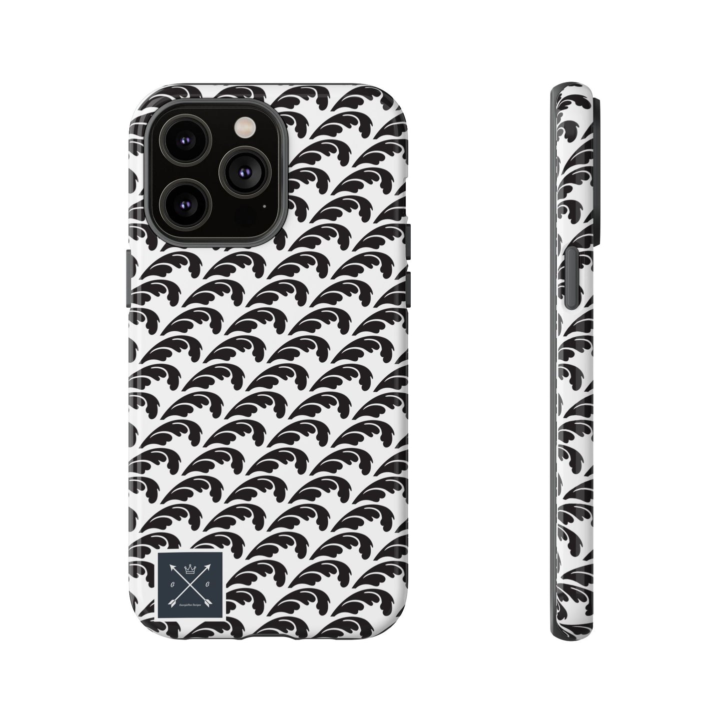 Beautiful Beloved One Flourish (black/white) - Tough Phone Cases