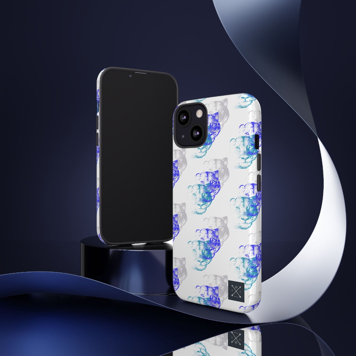 Lioness Arising (white/pattern) - Tough Phone Cases