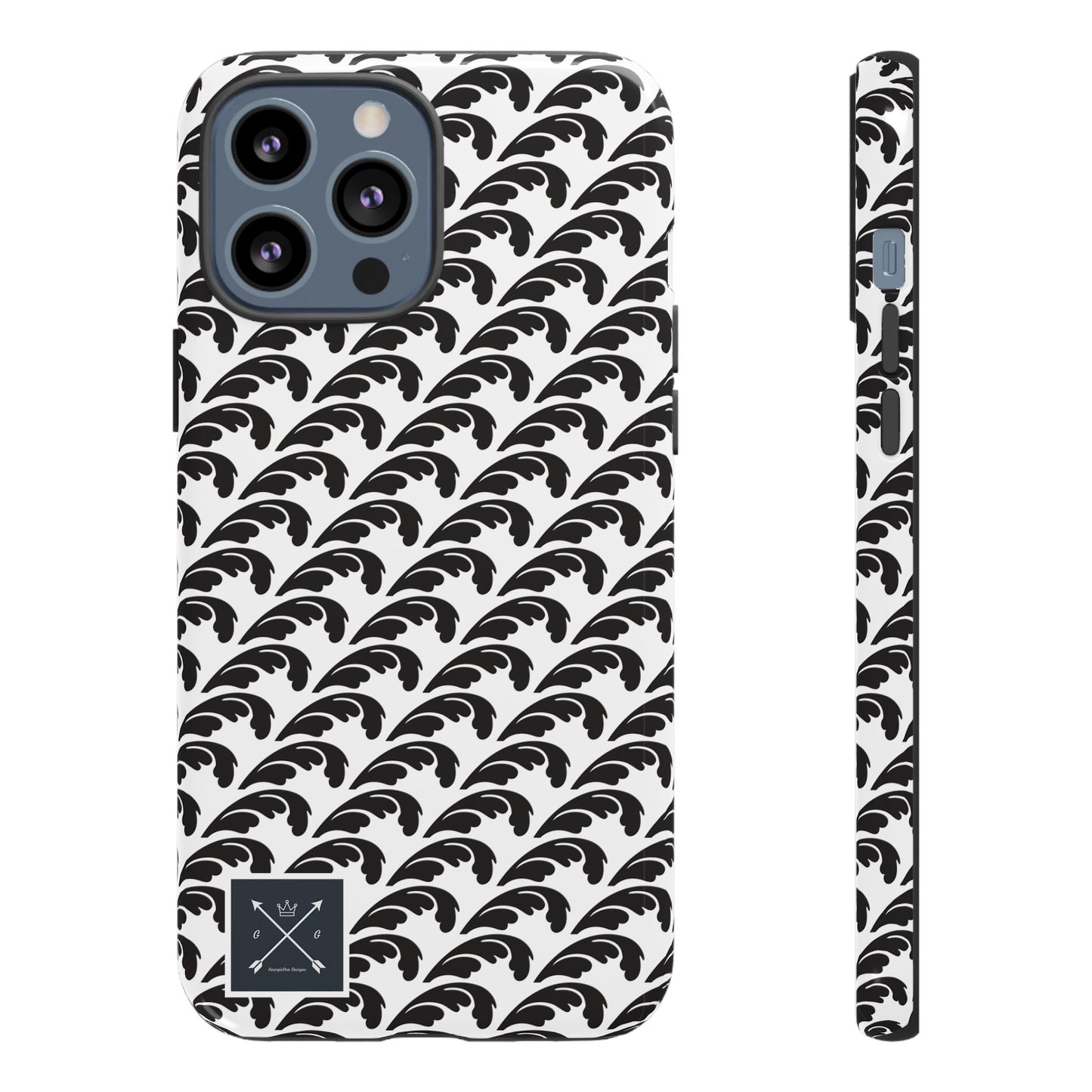 Beautiful Beloved One Flourish (black/white) - Tough Phone Cases