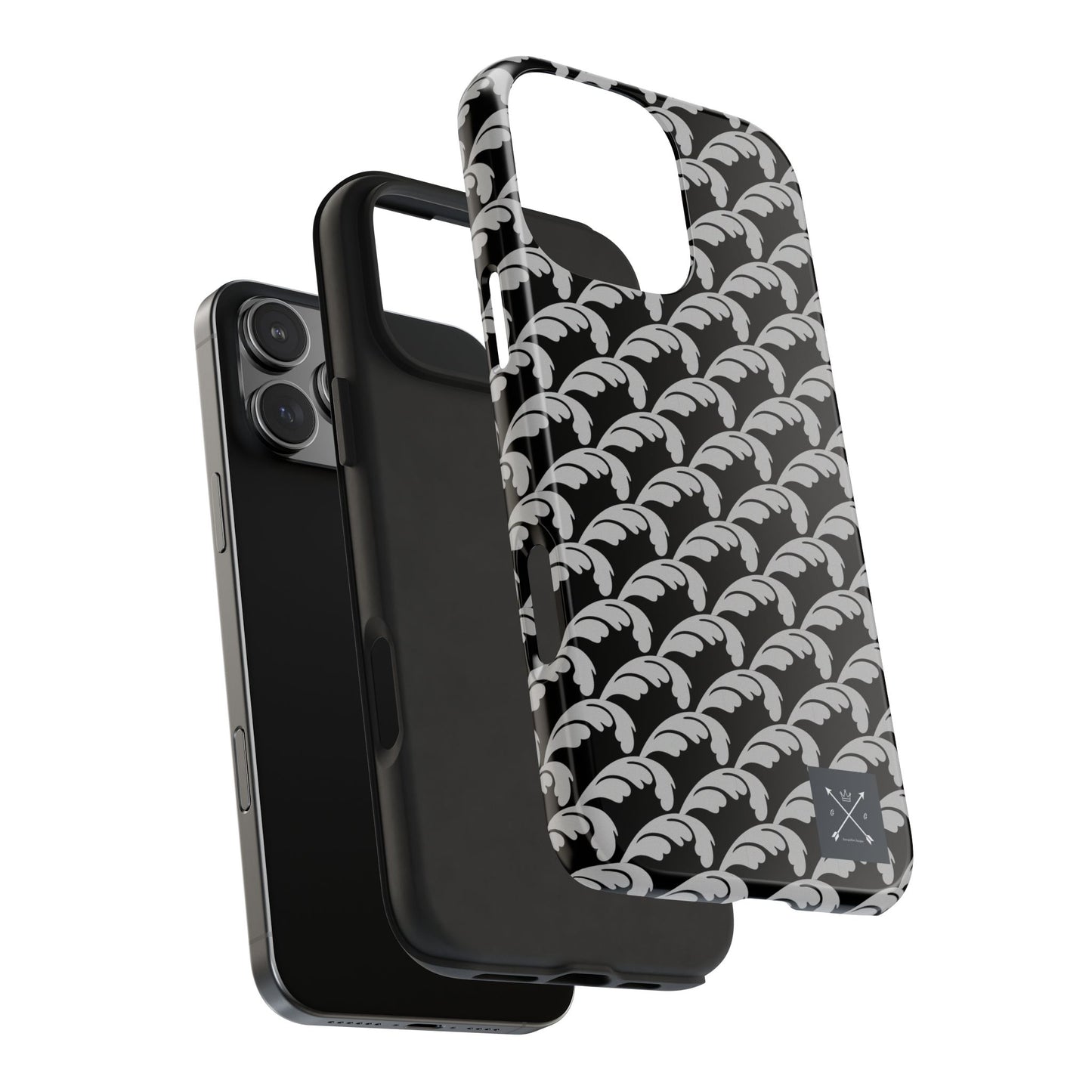 Beautiful Beloved One Flourish (silver/black) - Tough Phone Cases