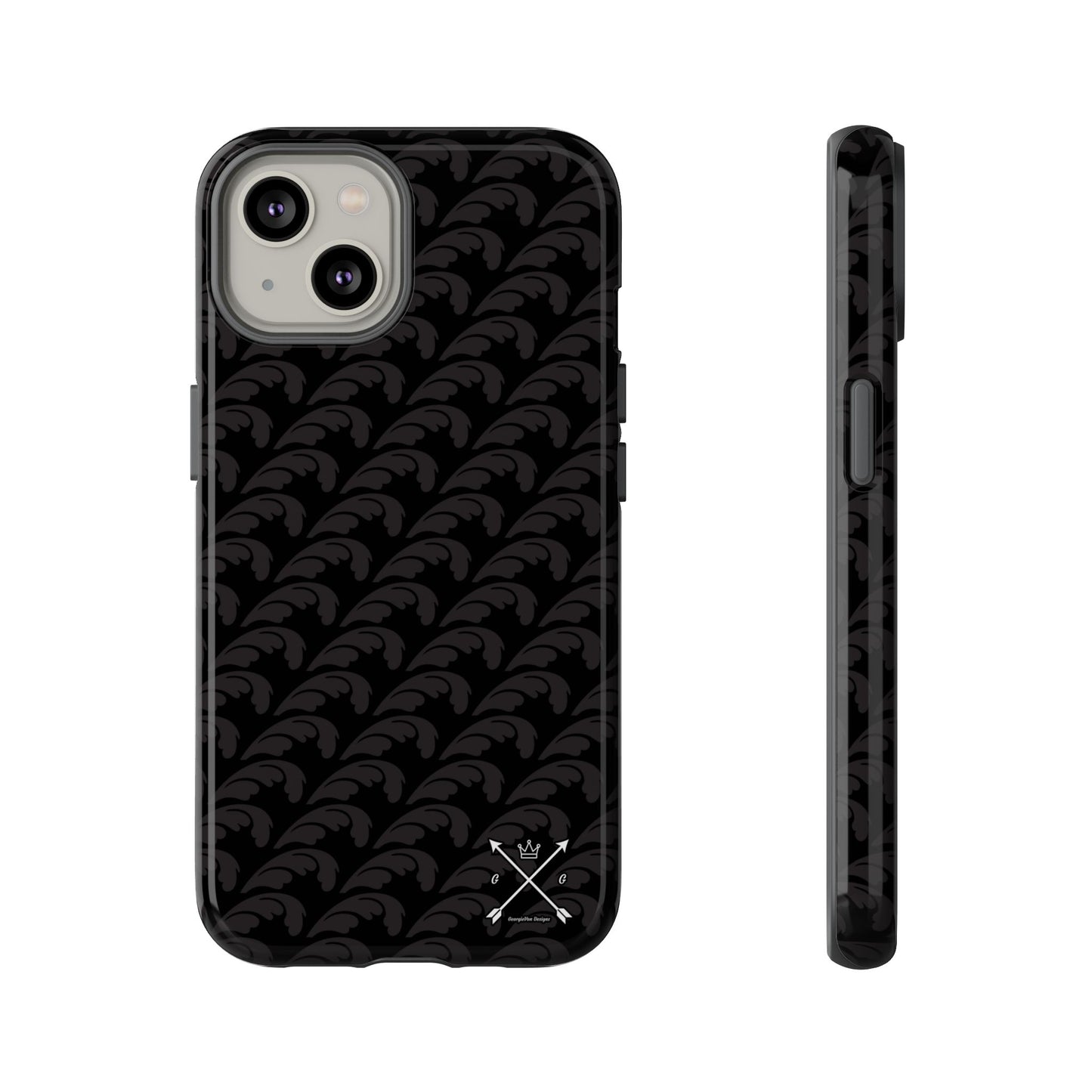 Beautiful Beloved One Flourish - Tough Phone Cases (black/black)