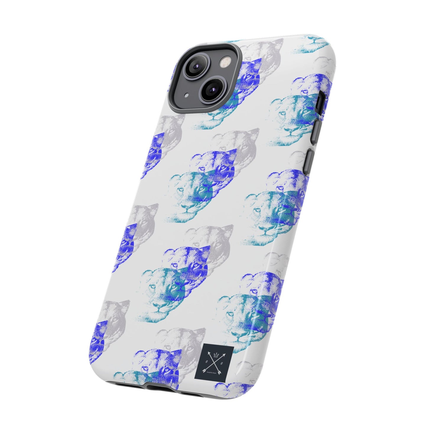 Lioness Arising (white/pattern) - Tough Phone Cases
