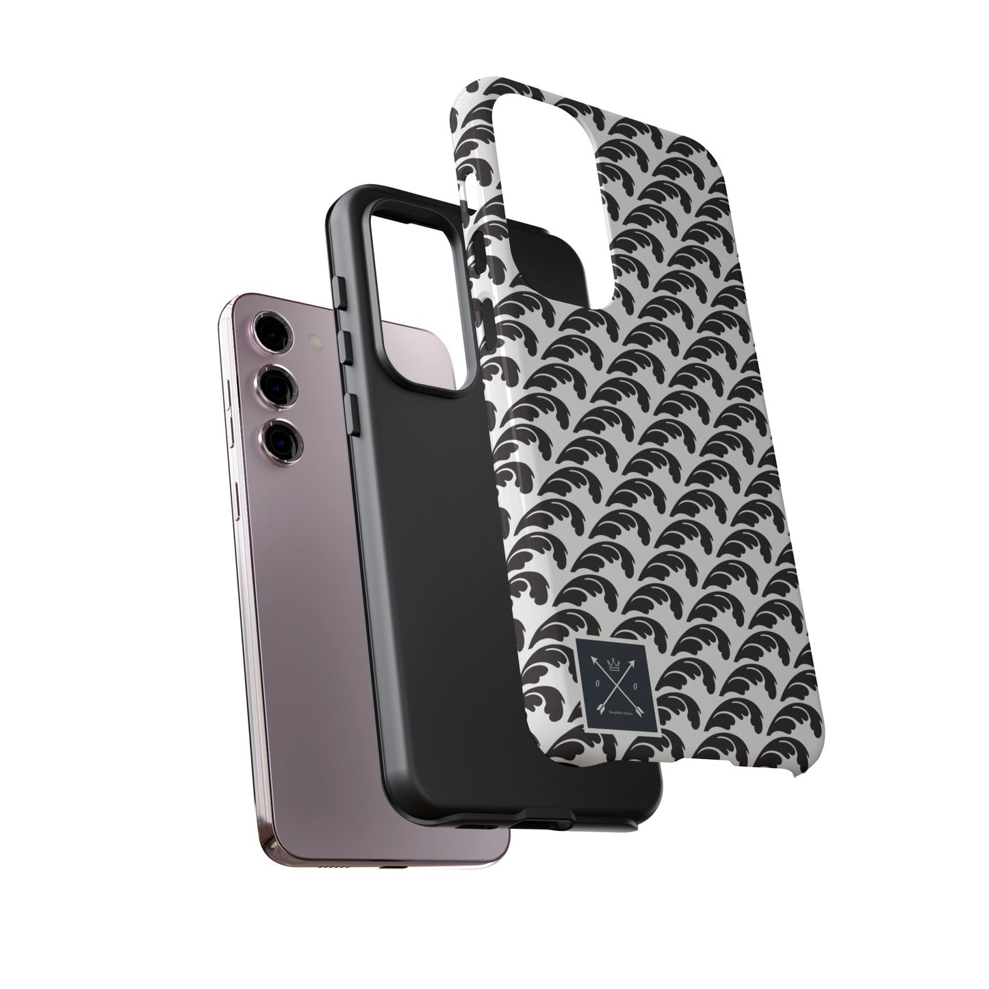 Beautiful Beloved One Flourish (black/white) - Tough Phone Cases