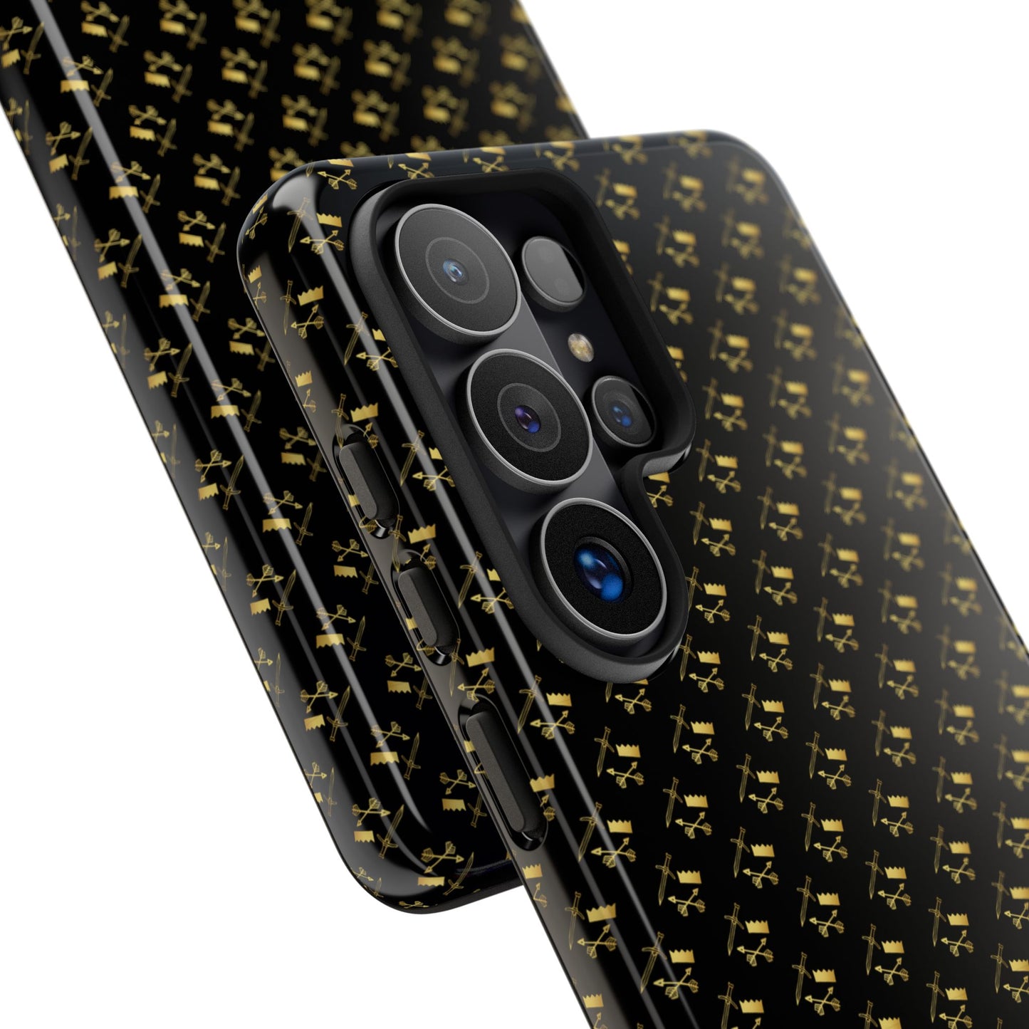 Gold and Bold Warrior Pattern - Tough Phone Cases