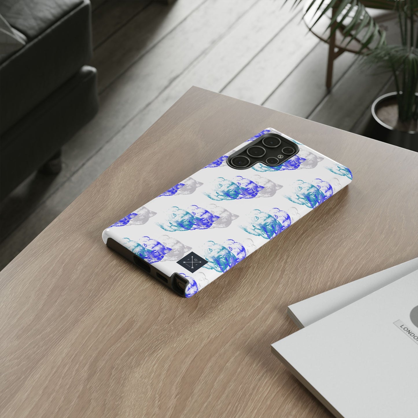 Lioness Arising (white/pattern) - Tough Phone Cases