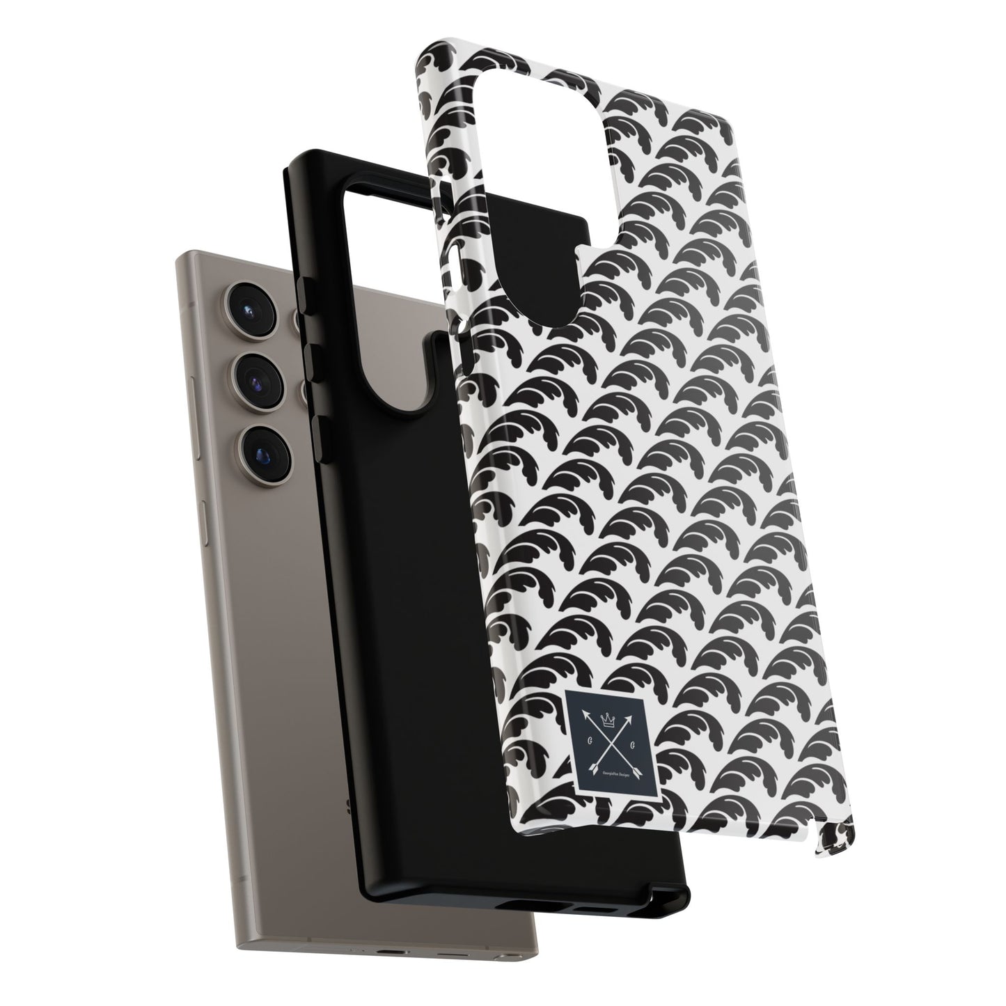Beautiful Beloved One Flourish (black/white) - Tough Phone Cases