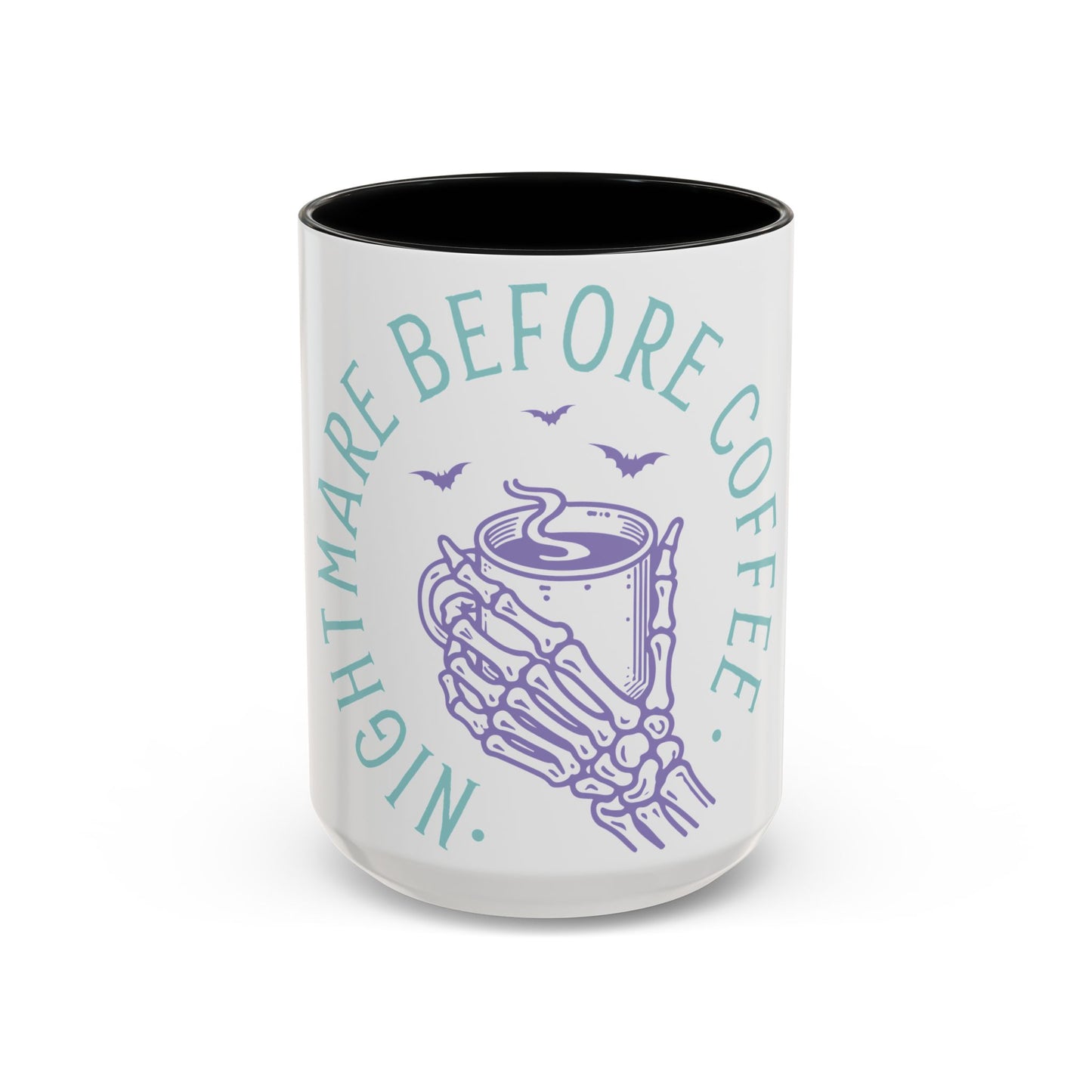 Nightmare Before Coffee - Accent Coffee Mug (11, 15oz)