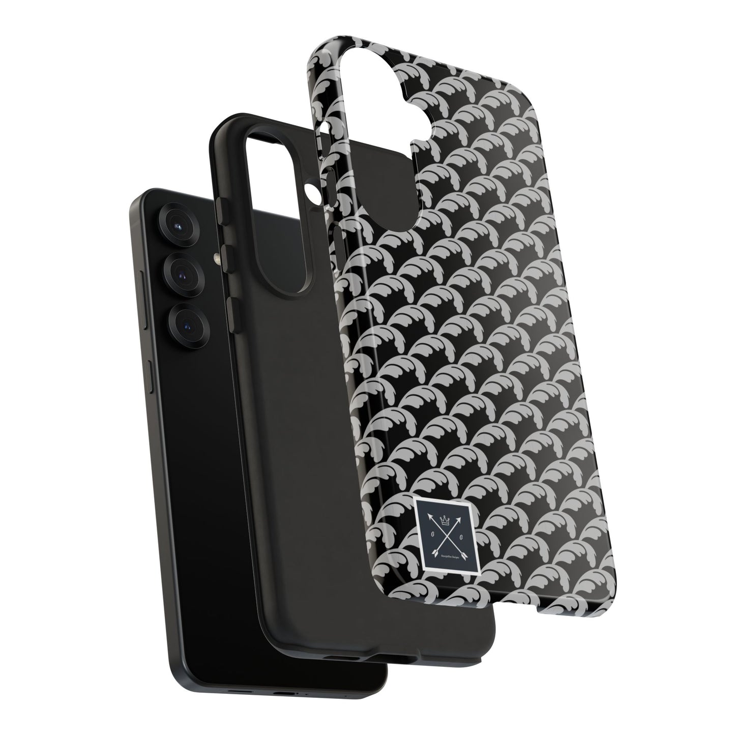 Beautiful Beloved One Flourish (black/silver) - Tough Phone Cases