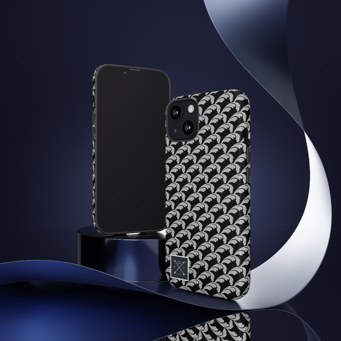 Beautiful Beloved One Flourish (black/silver) - Tough Phone Cases