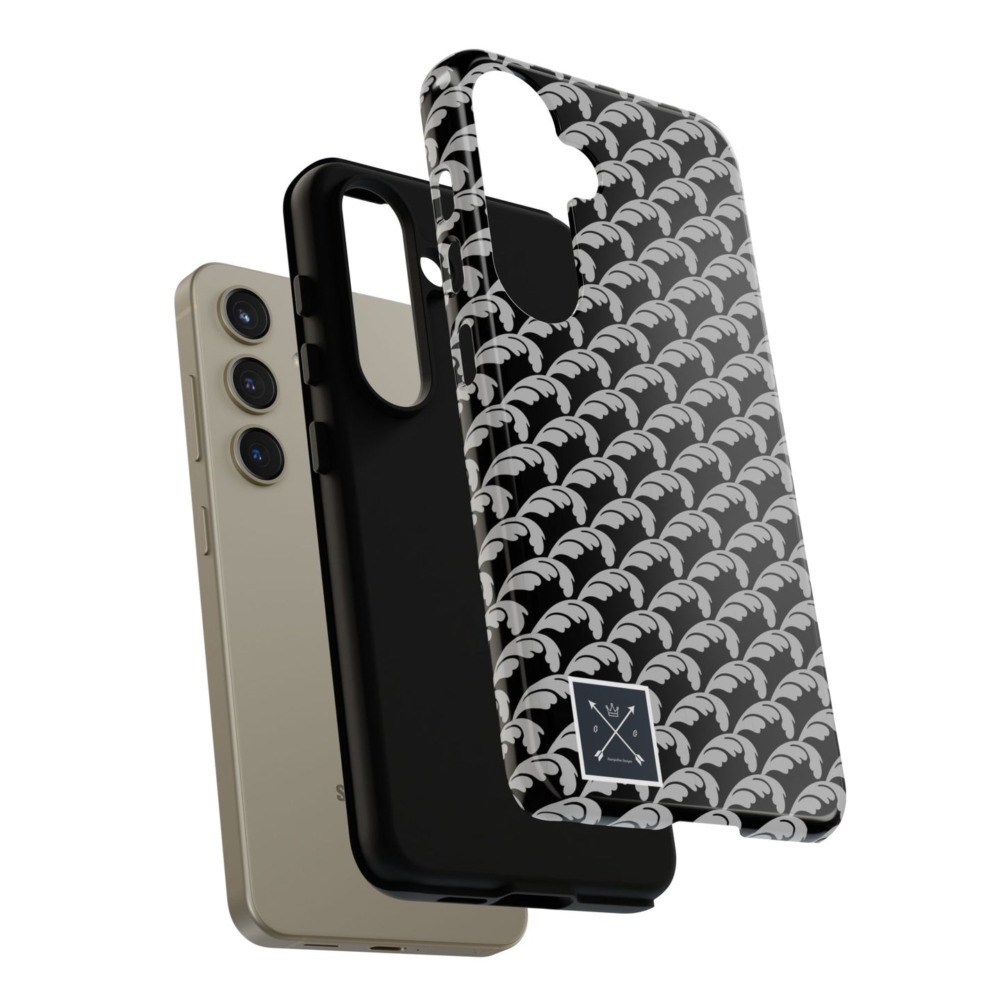Beautiful Beloved One Flourish (black/silver) - Tough Phone Cases