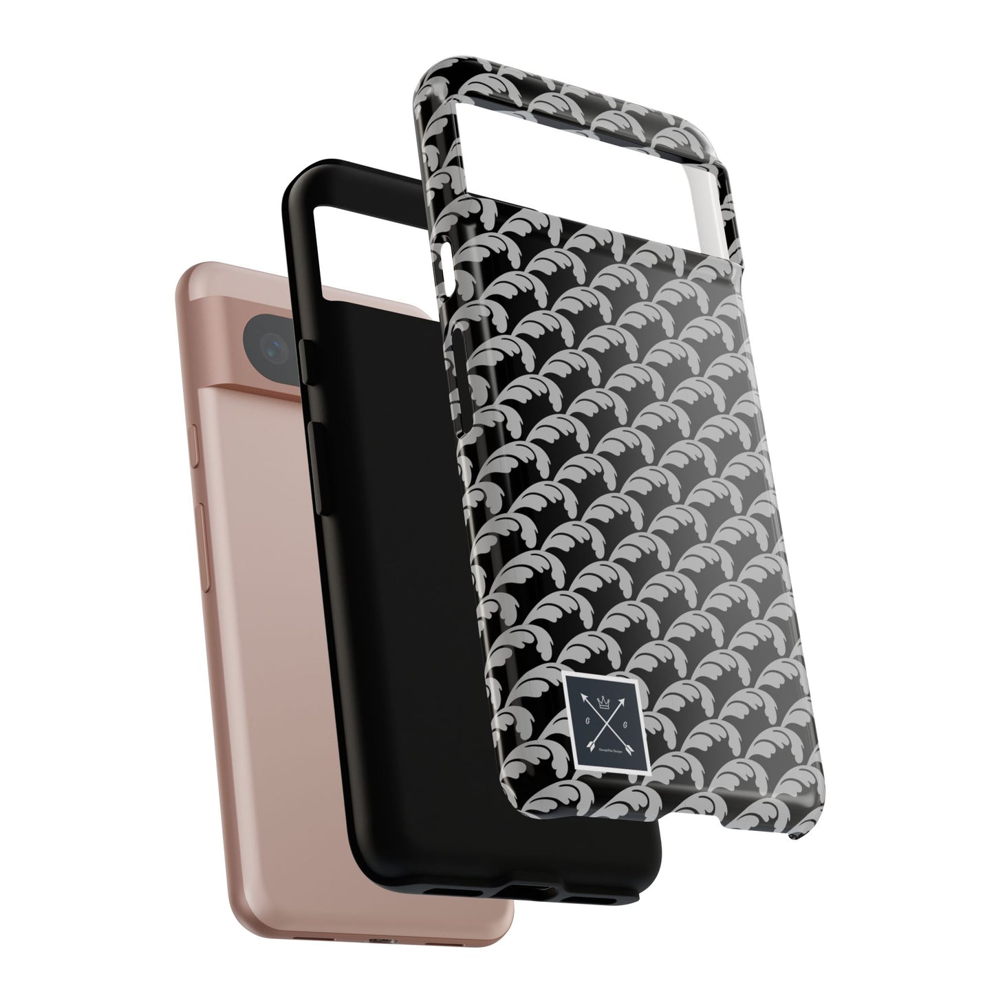 Beautiful Beloved One Flourish (black/silver) - Tough Phone Cases