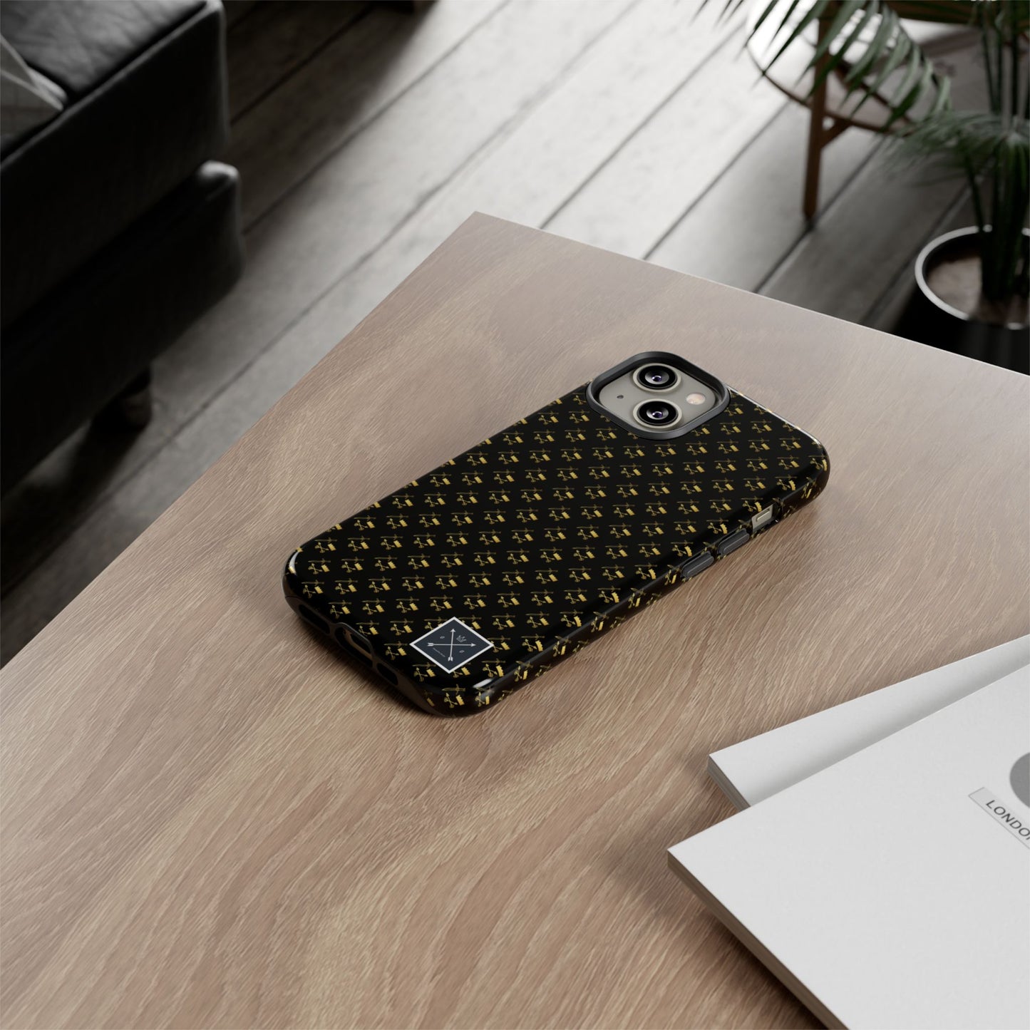 Gold and Bold Warrior Pattern - Tough Phone Cases
