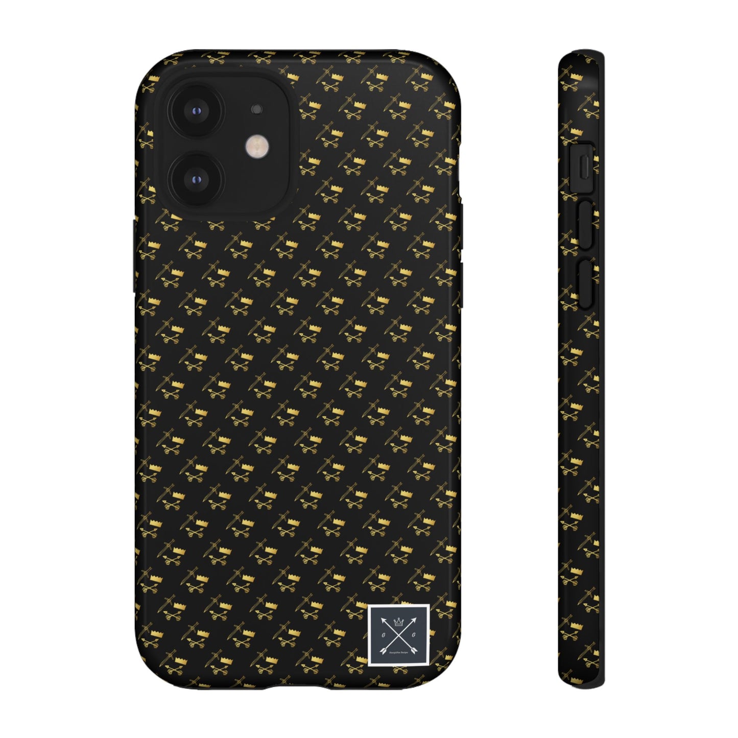 Gold and Bold Warrior Pattern - Tough Phone Cases