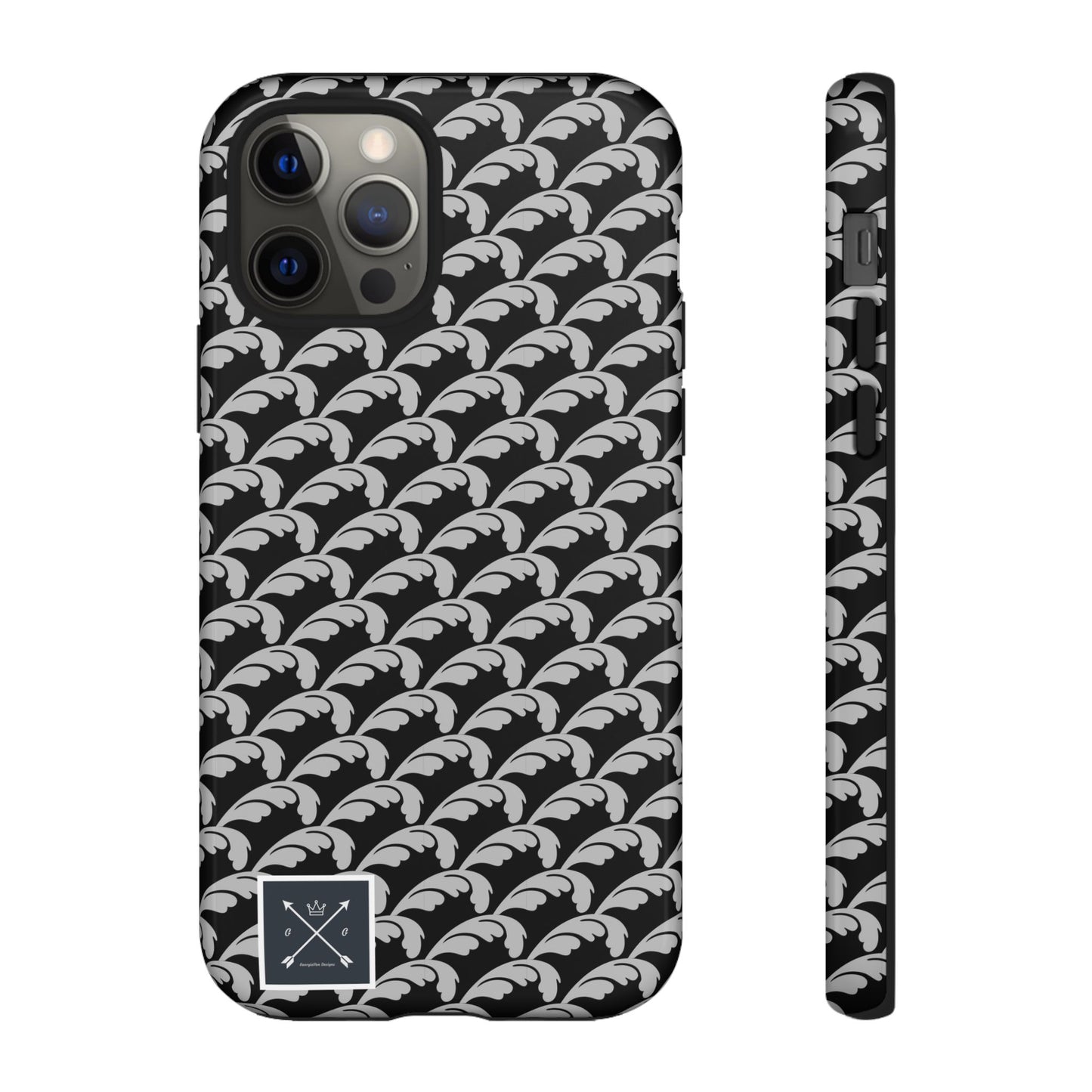 Beautiful Beloved One Flourish (black/silver) - Tough Phone Cases