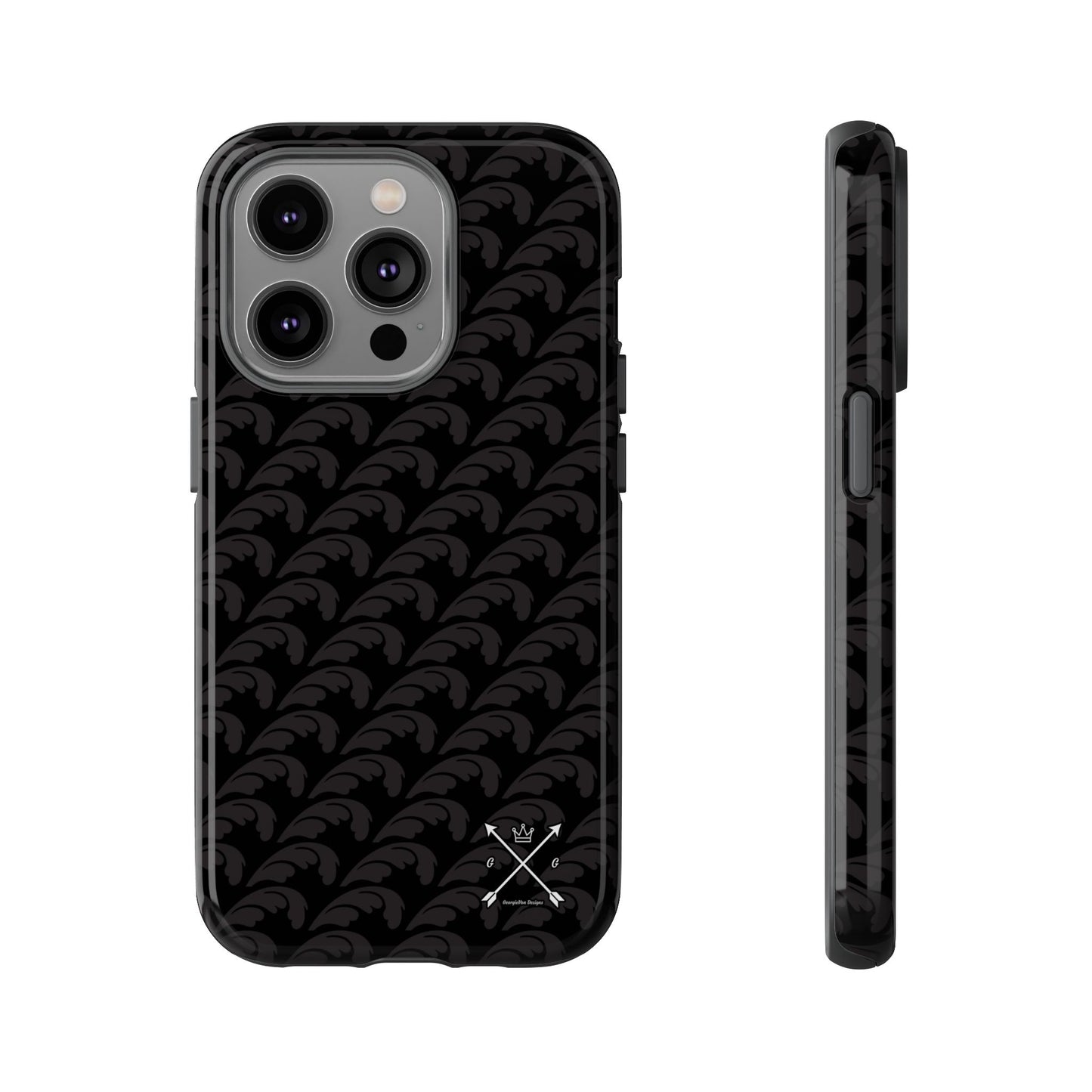 Beautiful Beloved One Flourish - Tough Phone Cases (black/black)