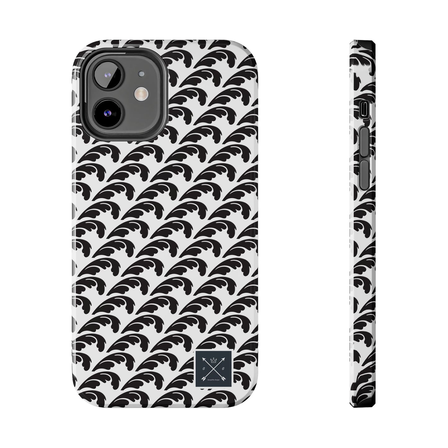 Beautiful Beloved One Flourish (black/white) - Tough Phone Cases