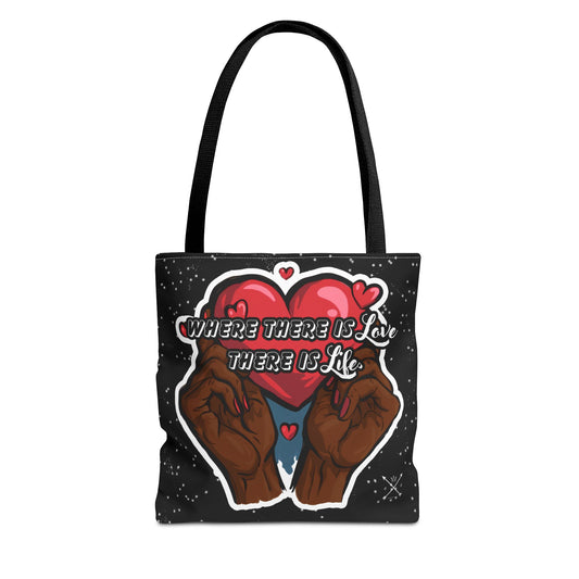 "Love & Life" Quote - Tote Bag