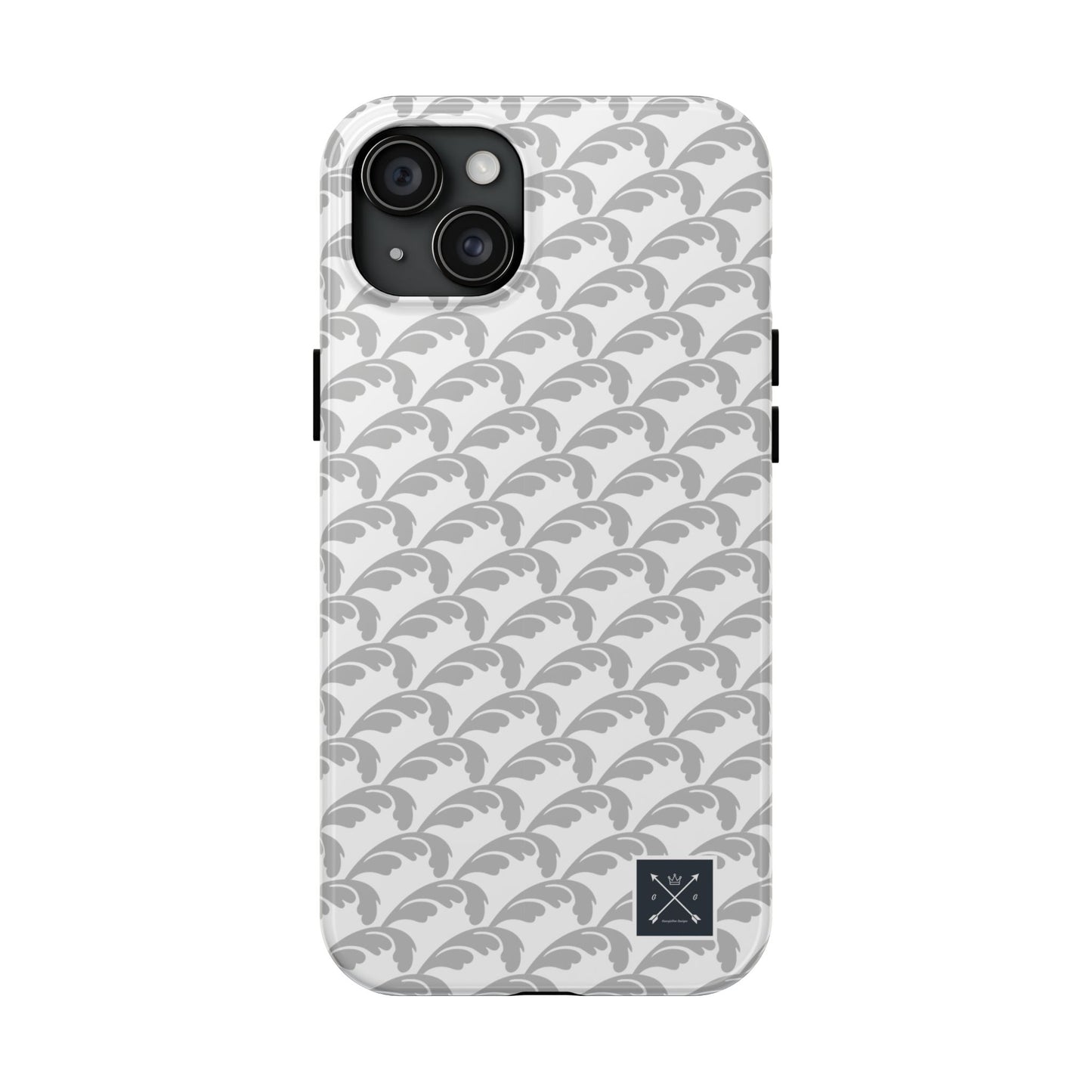 Beautiful Beloved Flourish (white/silver) - Tough Phone Cases