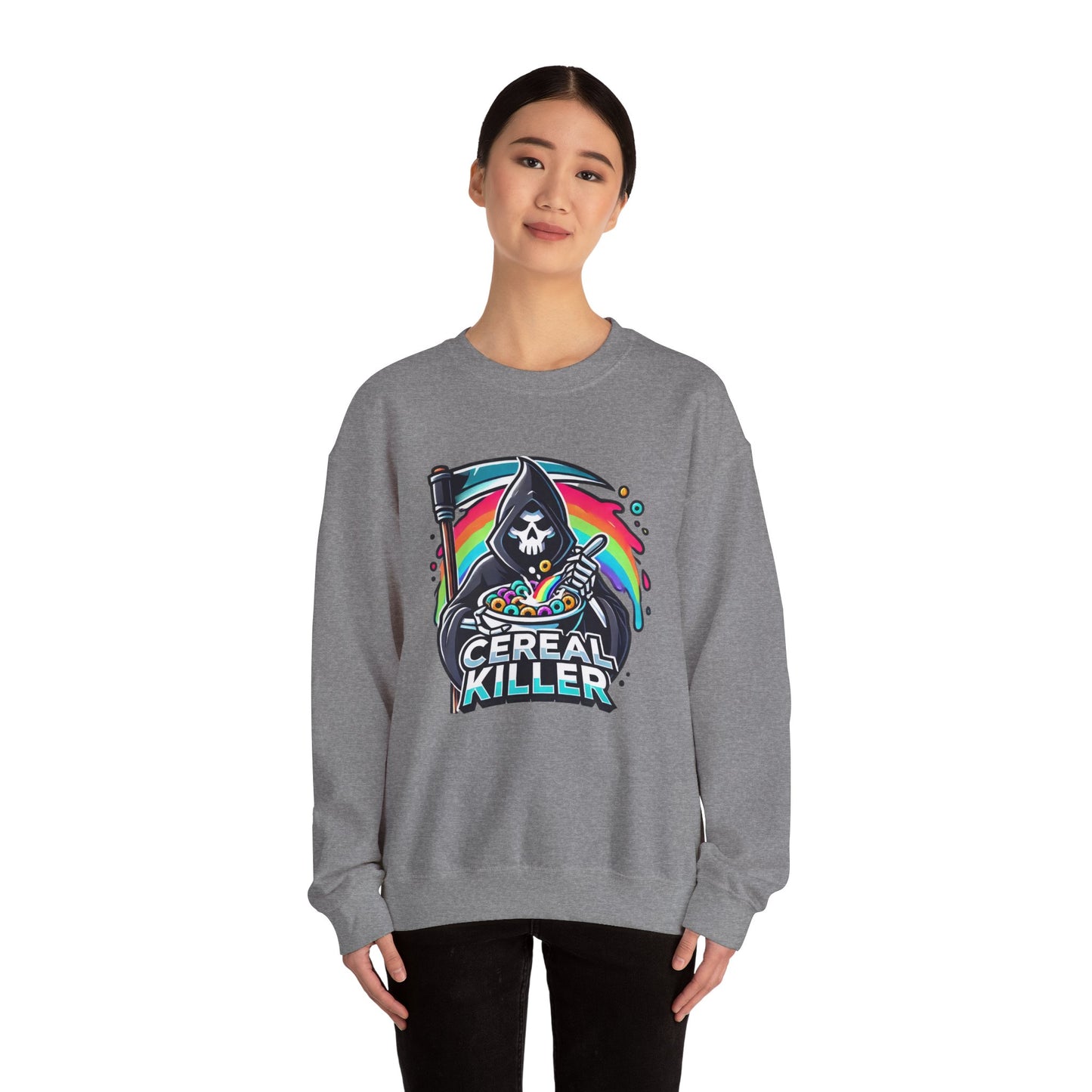 Cereal Killer Grim Design - Unisex Sweatshirt