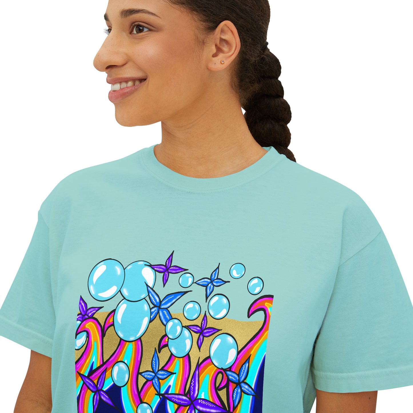 Bubble Rave - Women's Boxy Tee