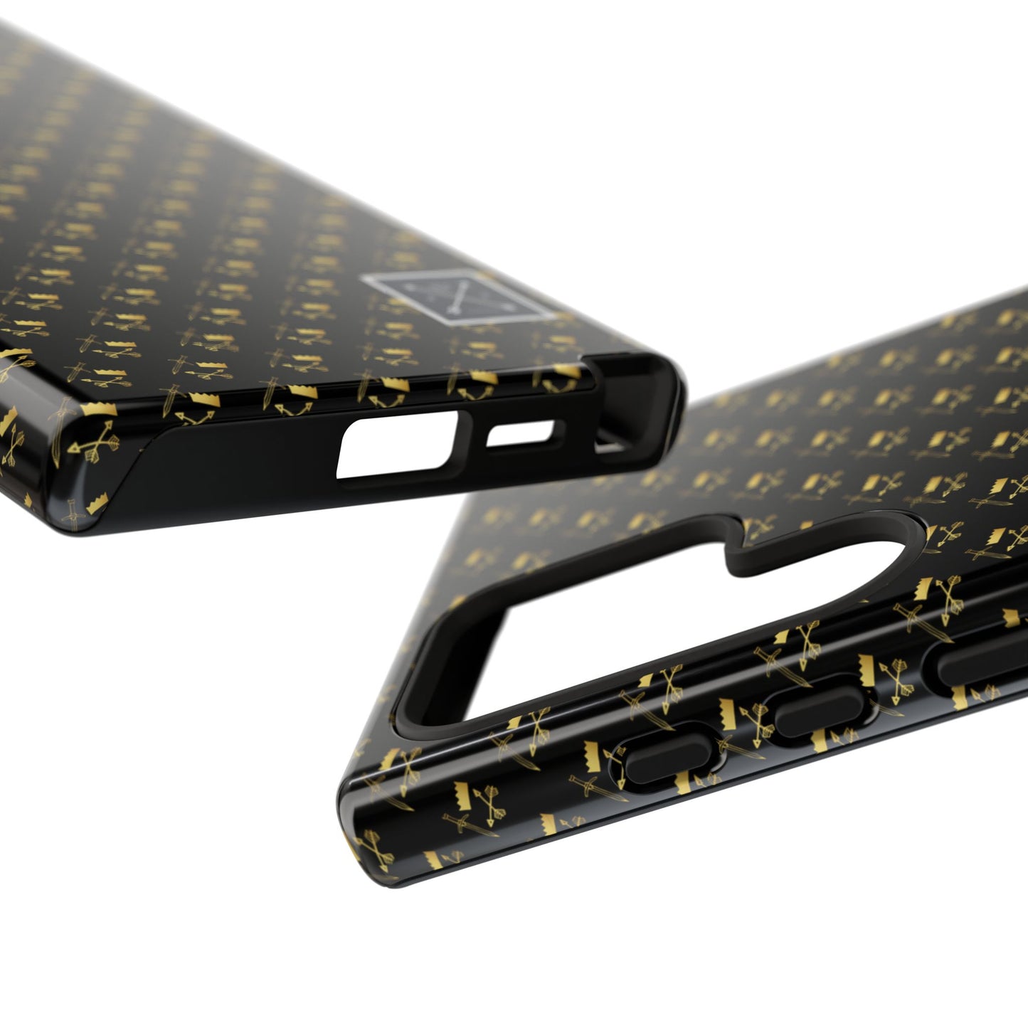 Gold and Bold Warrior Pattern - Tough Phone Cases