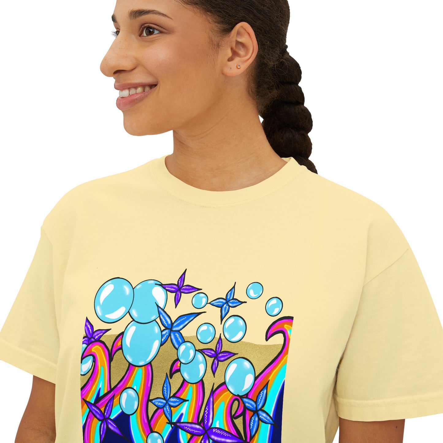 Bubble Rave - Women's Boxy Tee