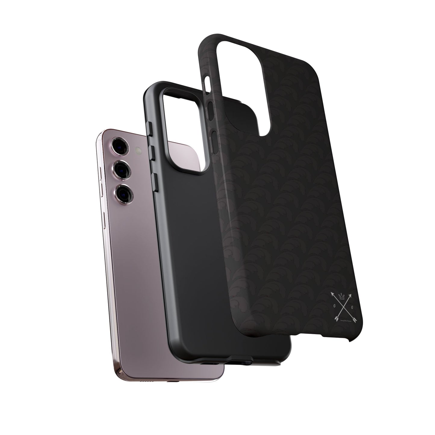 Beautiful Beloved One Flourish - Tough Phone Cases (black/black)