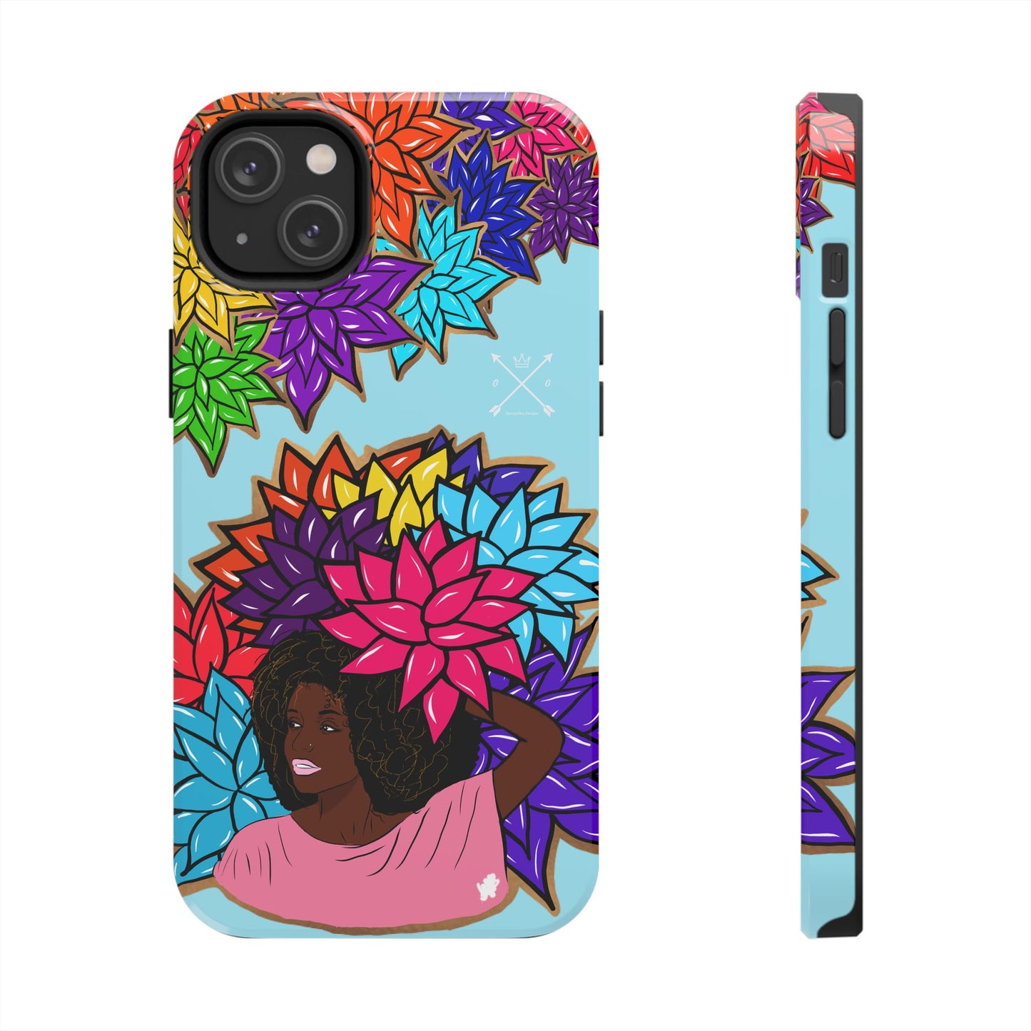 Beauty with Flowers - Tough Phone Cases