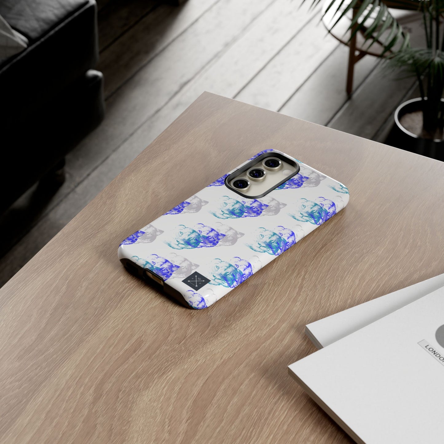 Lioness Arising (white/pattern) - Tough Phone Cases