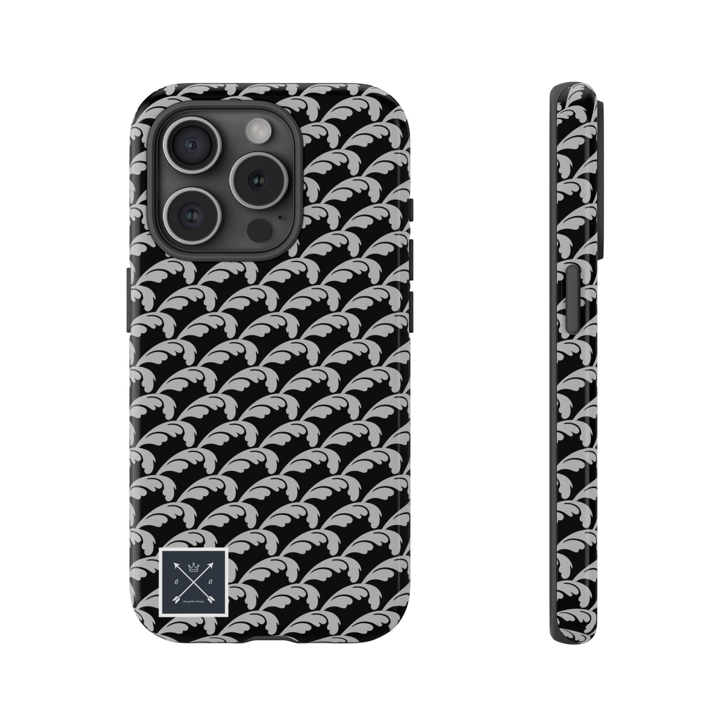 Beautiful Beloved One Flourish (black/silver) - Tough Phone Cases