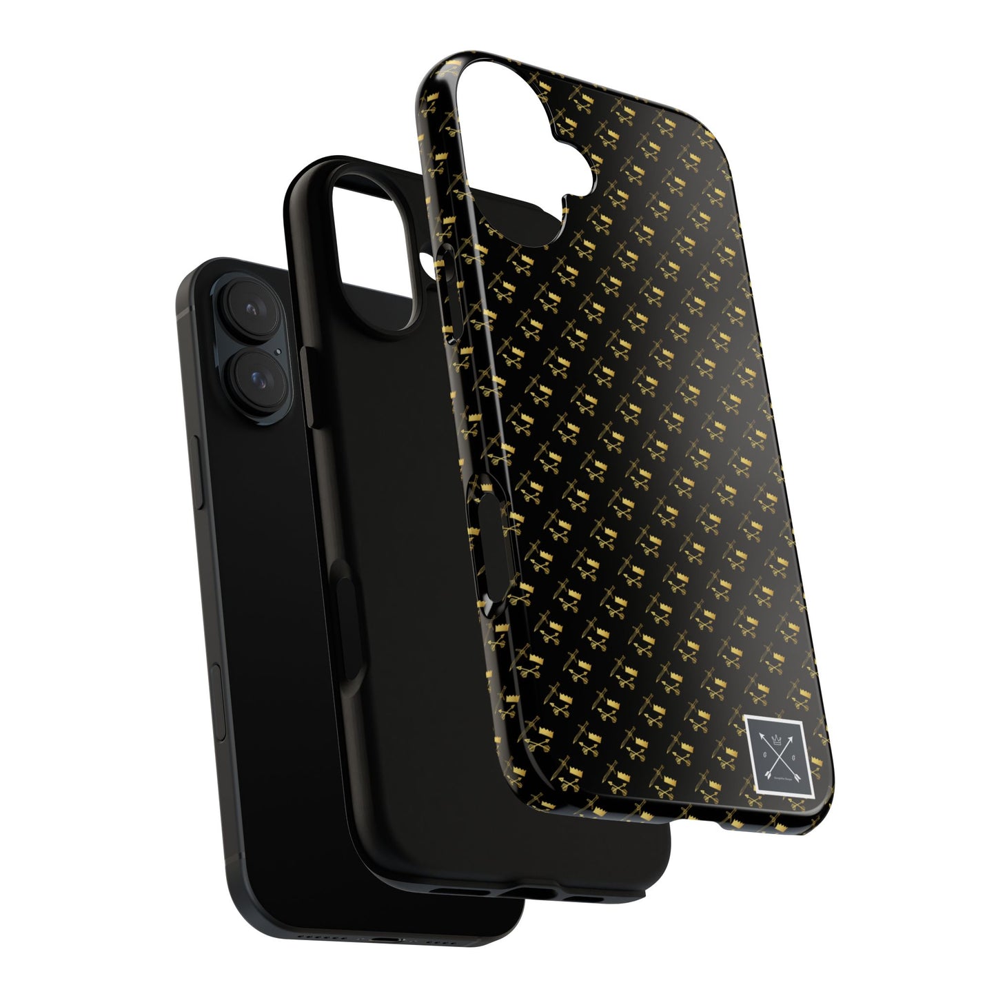 Gold and Bold Warrior Pattern - Tough Phone Cases