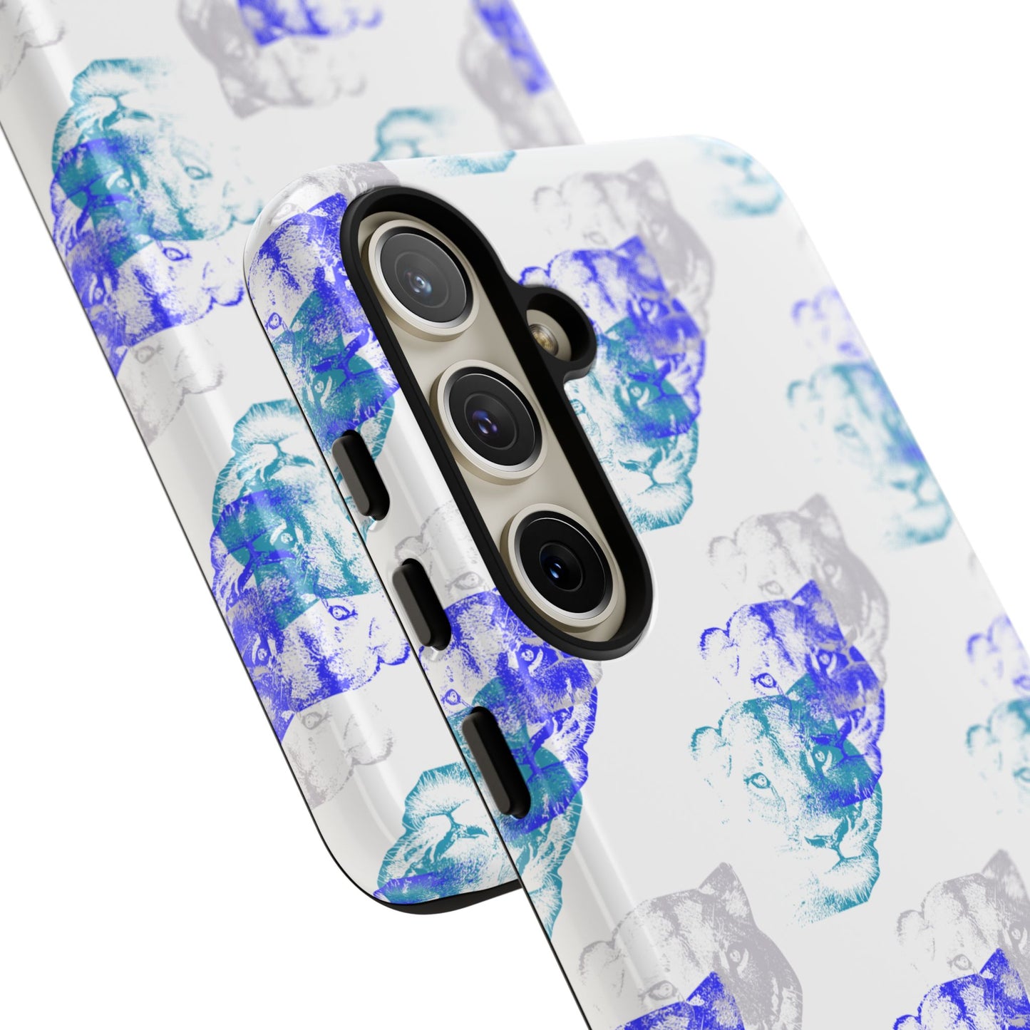 Lioness Arising (white/pattern) - Tough Phone Cases