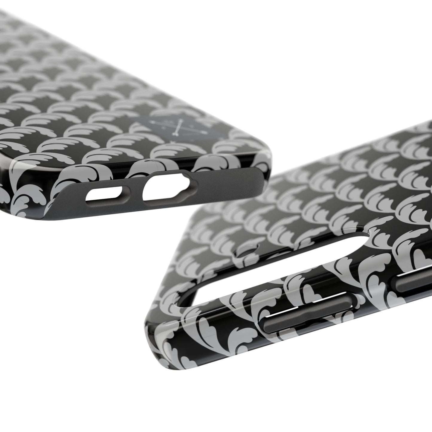 Beautiful Beloved One Flourish (silver/black) - Tough Phone Cases