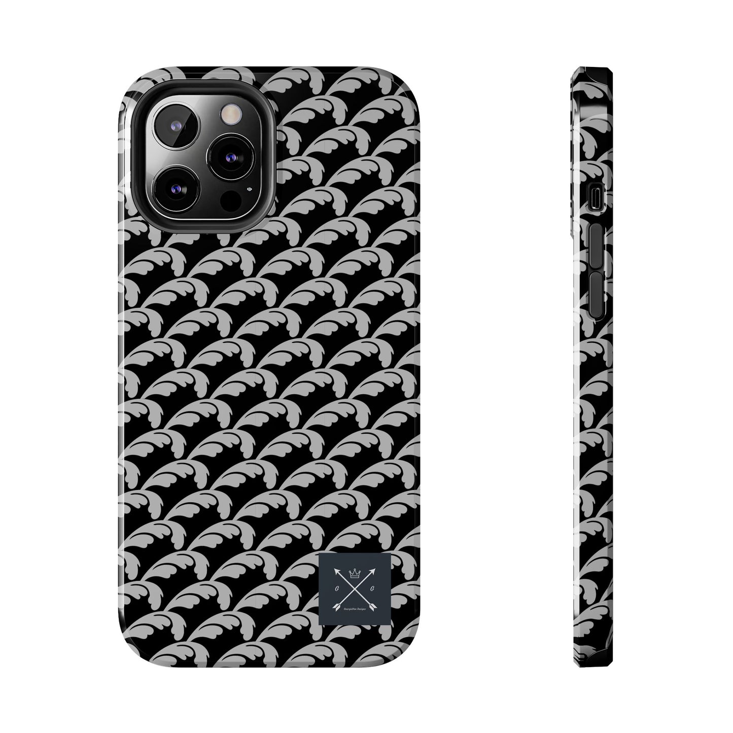 Beautiful Beloved One Flourish (silver/black) - Tough Phone Cases