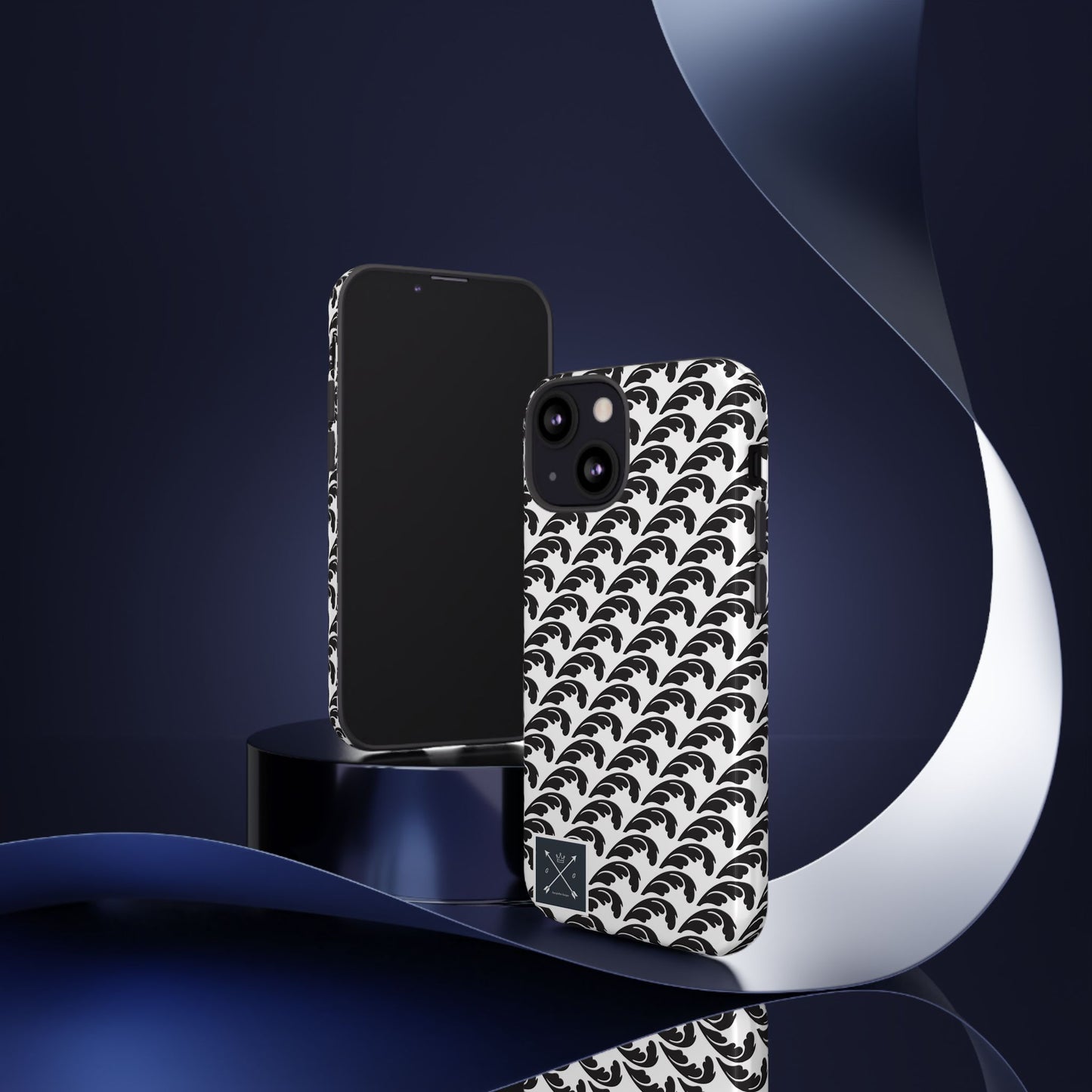 Beautiful Beloved One Flourish (black/white) - Tough Phone Cases
