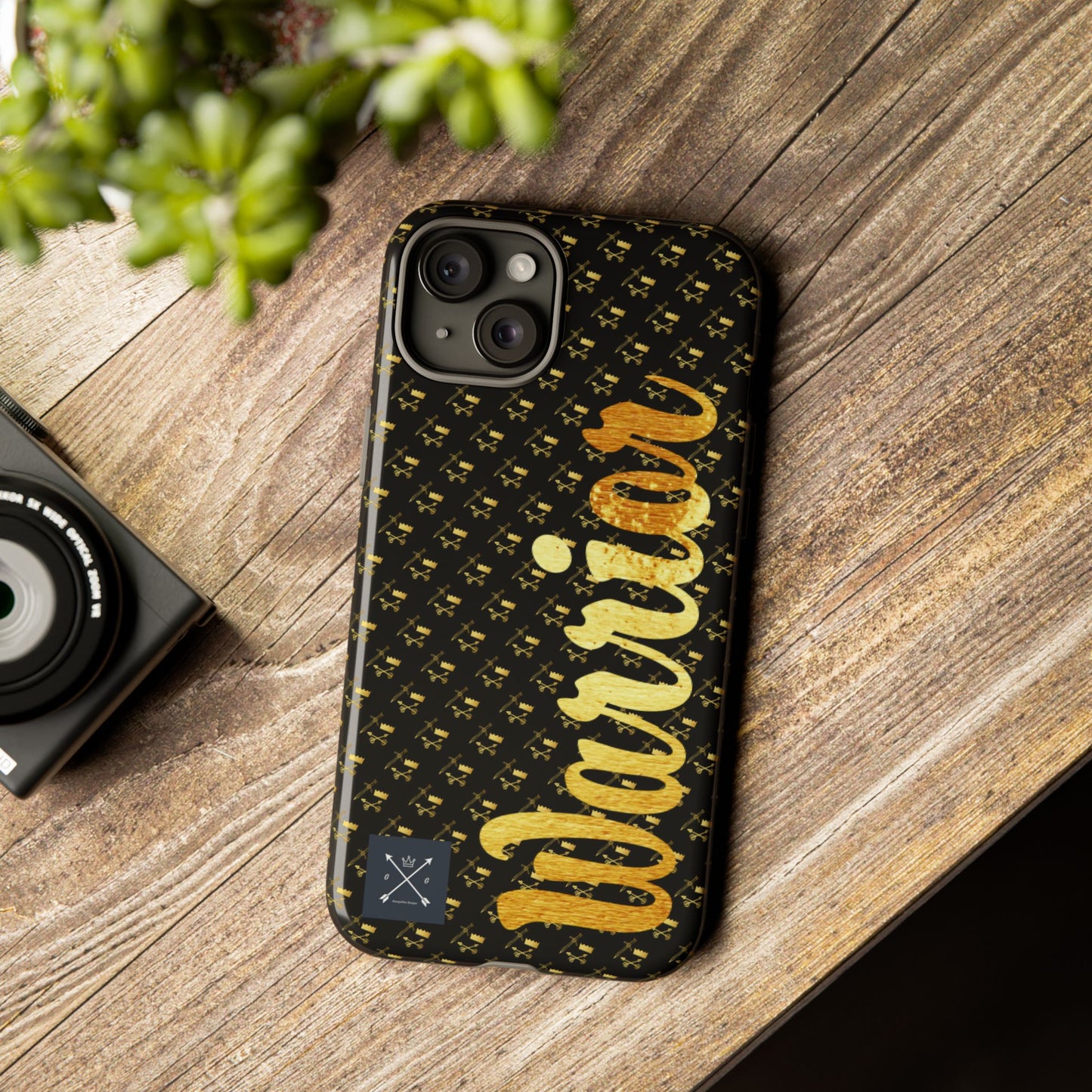 Gold and Bold Warrior - Tough Phone Cases