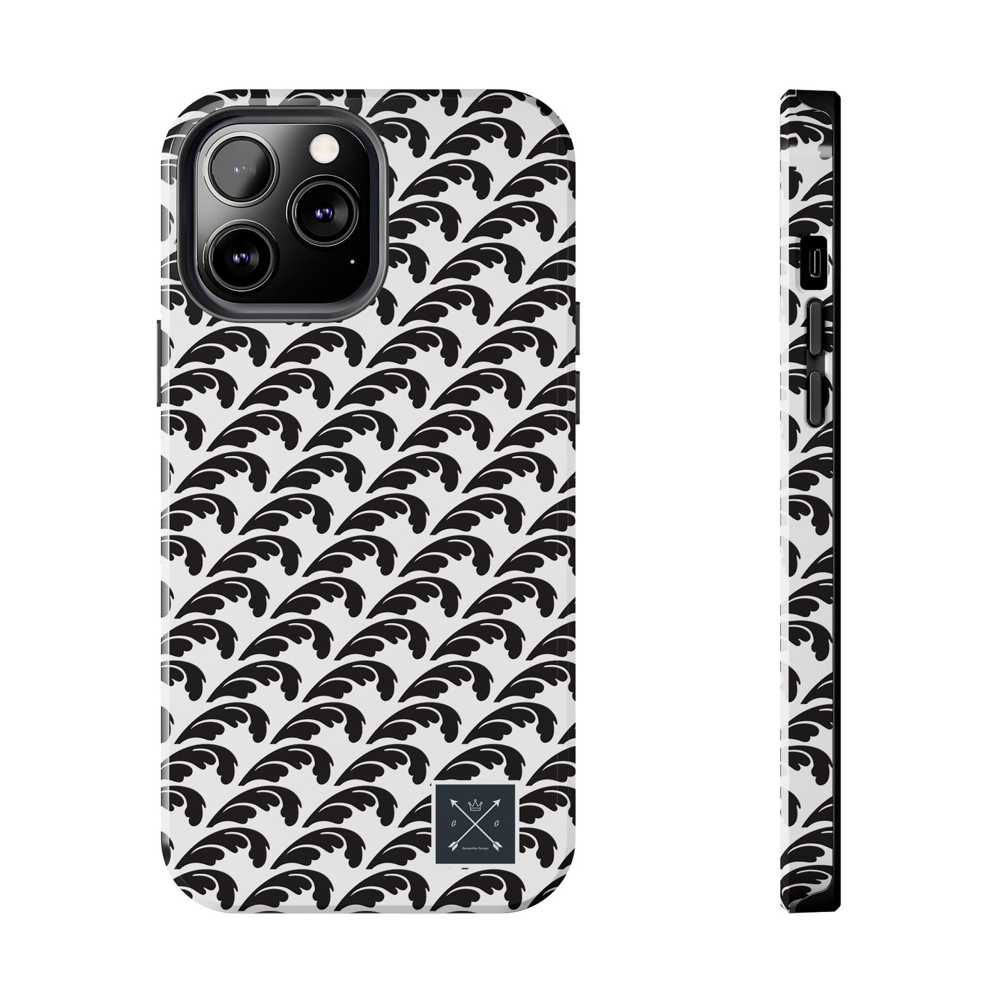 Beautiful Beloved One Flourish (black/white) - Tough Phone Cases
