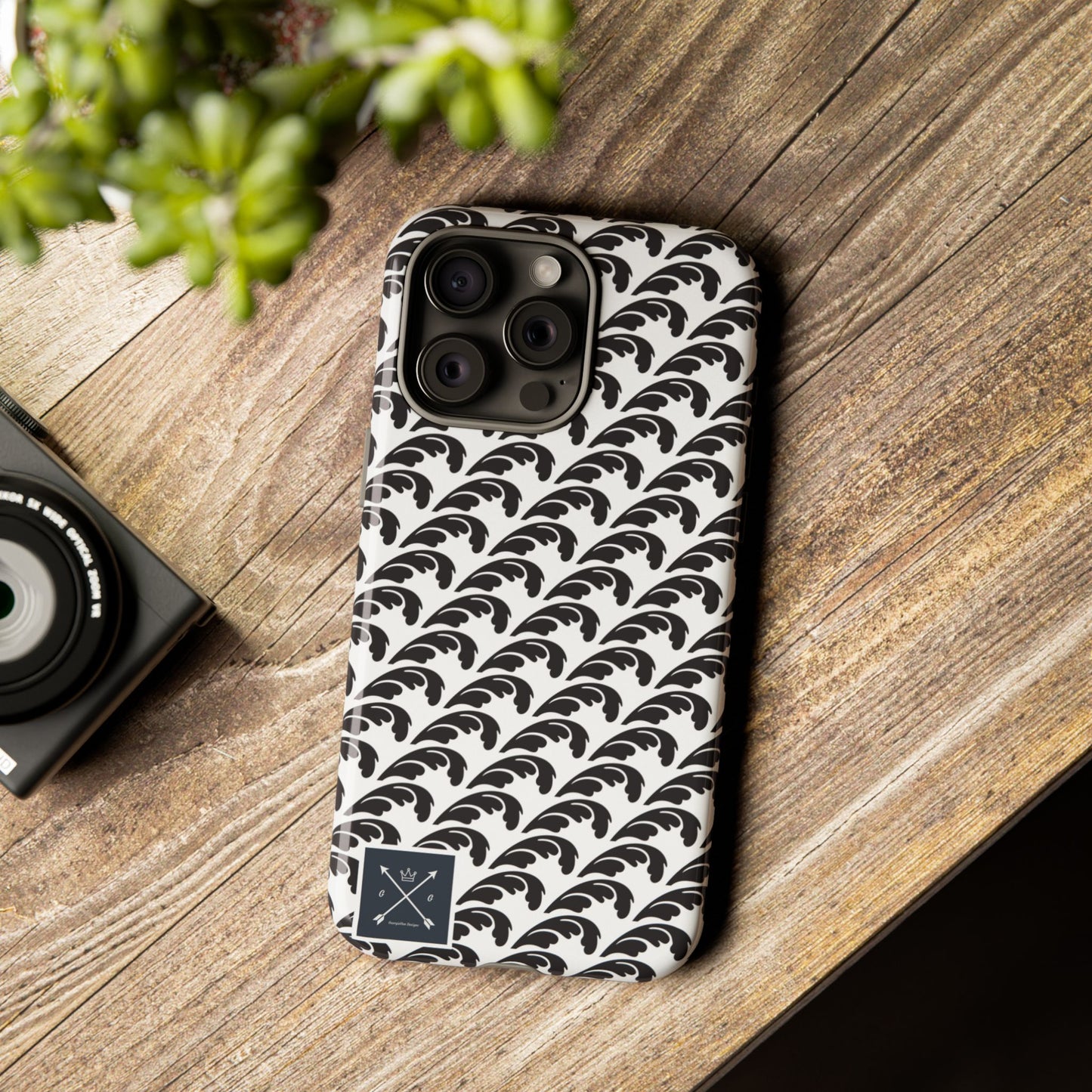 Beautiful Beloved One Flourish (black/white) - Tough Phone Cases
