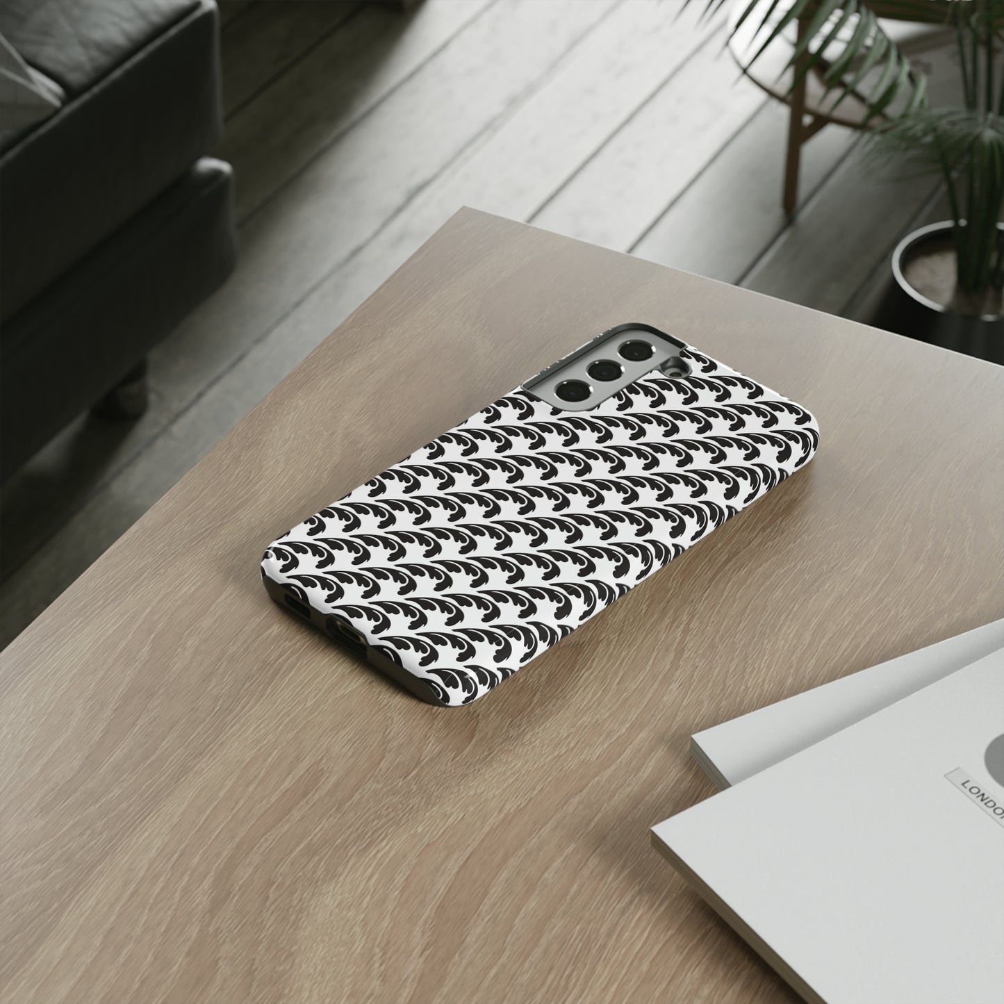 Beautiful Beloved One Flourish (black/white) - Tough Phone Cases