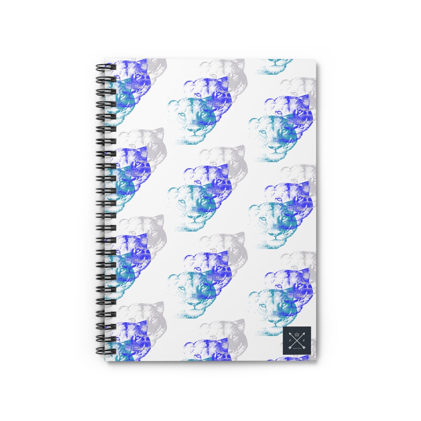 Lioness Arising - Spiral Notebook - Ruled Line - wht