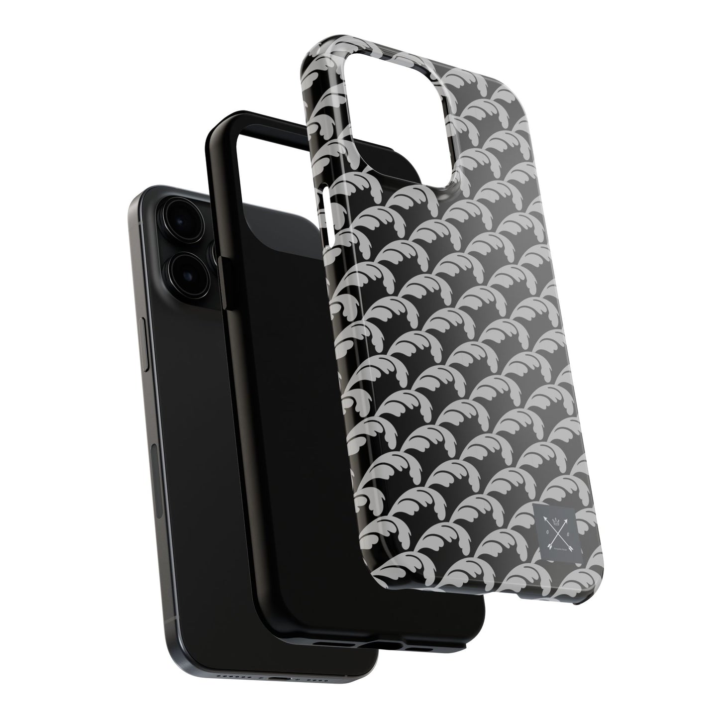 Beautiful Beloved One Flourish (silver/black) - Tough Phone Cases