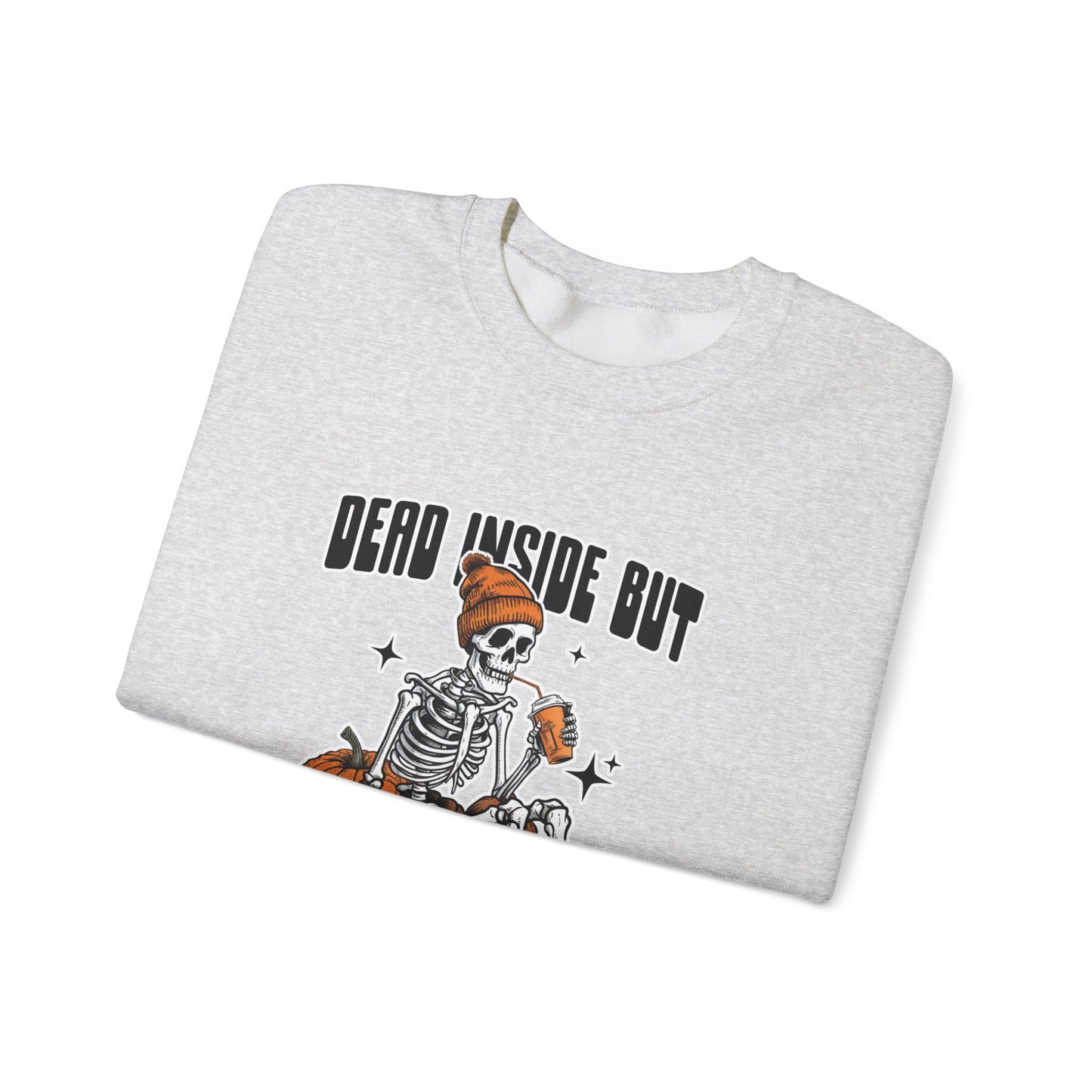 Dead Inside But Spiced - Unisex Heavy Blend™ Crewneck Sweatshirt