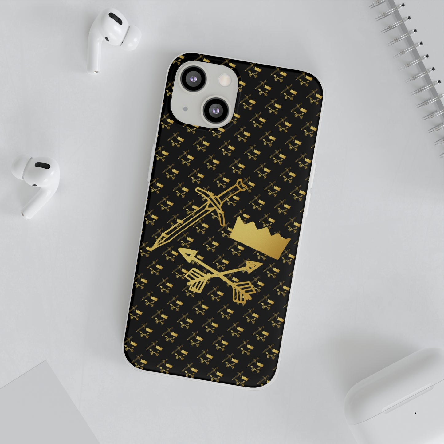 Gold and Bold Warrior - Flexi  Phone Cases