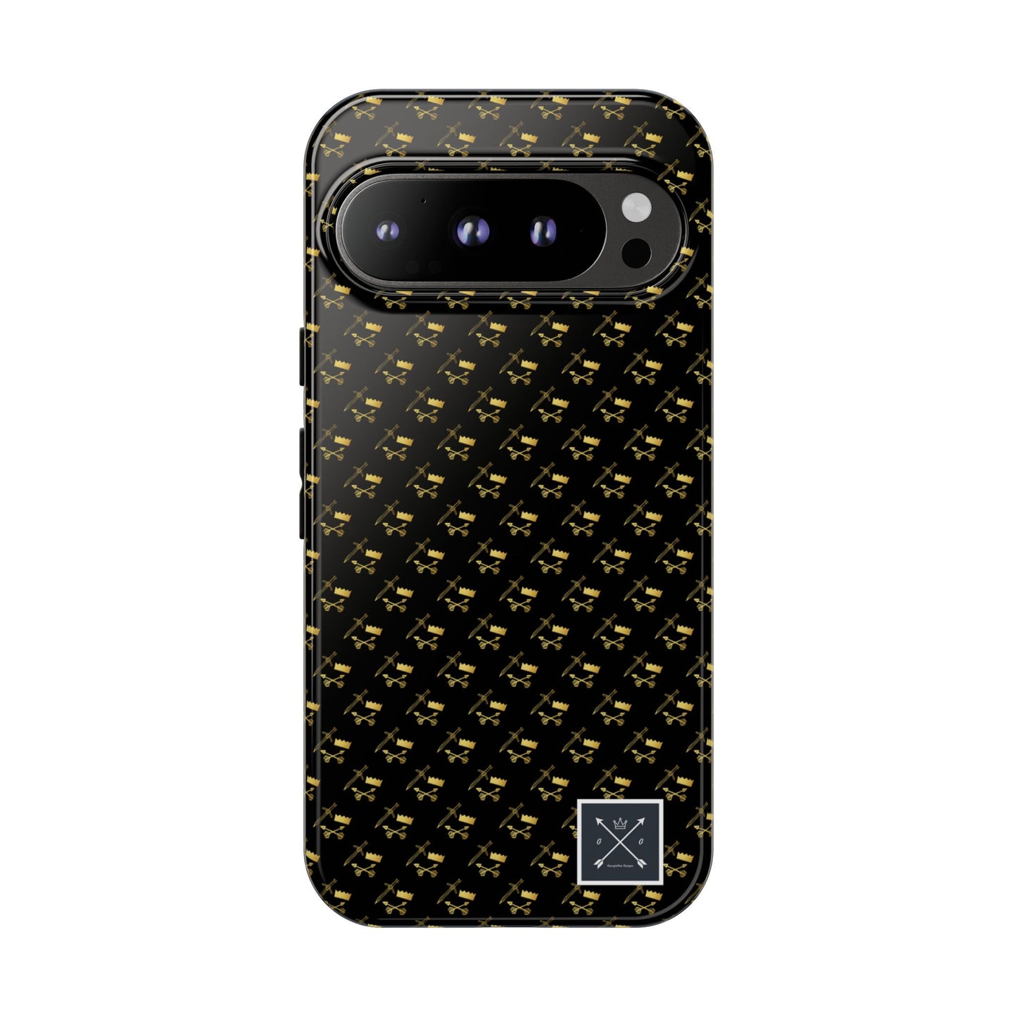 Gold and Bold Warrior Pattern - Tough Phone Cases
