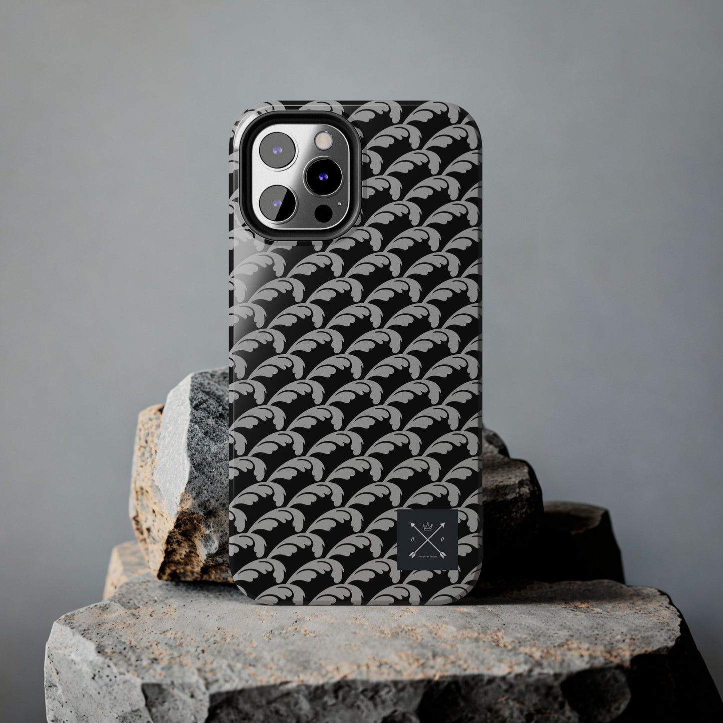 Beautiful Beloved One Flourish (silver/black) - Tough Phone Cases