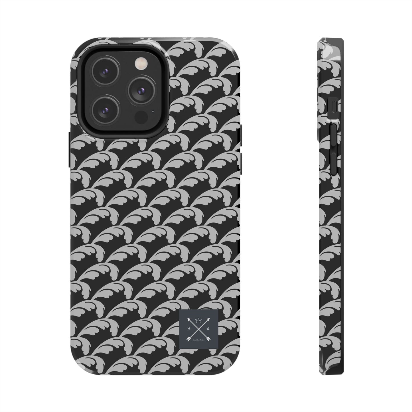 Beautiful Beloved One Flourish (silver/black) - Tough Phone Cases