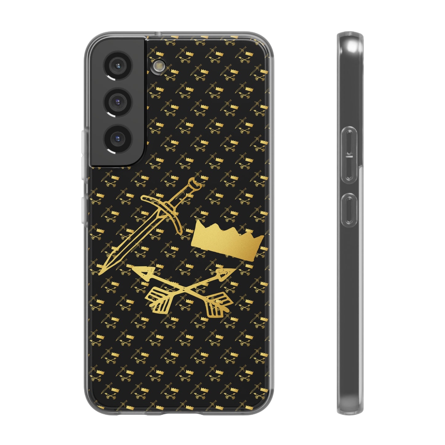 Gold and Bold Warrior - Flexi  Phone Cases