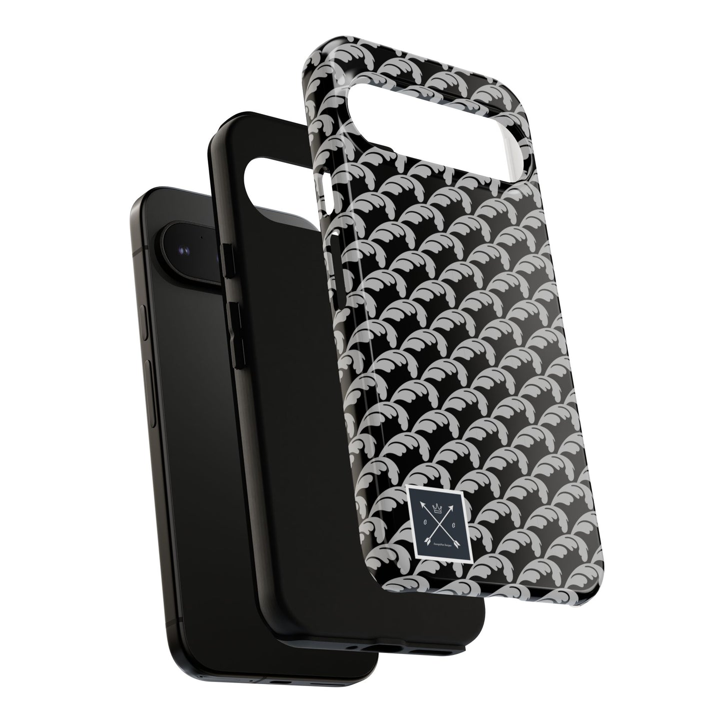 Beautiful Beloved One Flourish (black/silver) - Tough Phone Cases